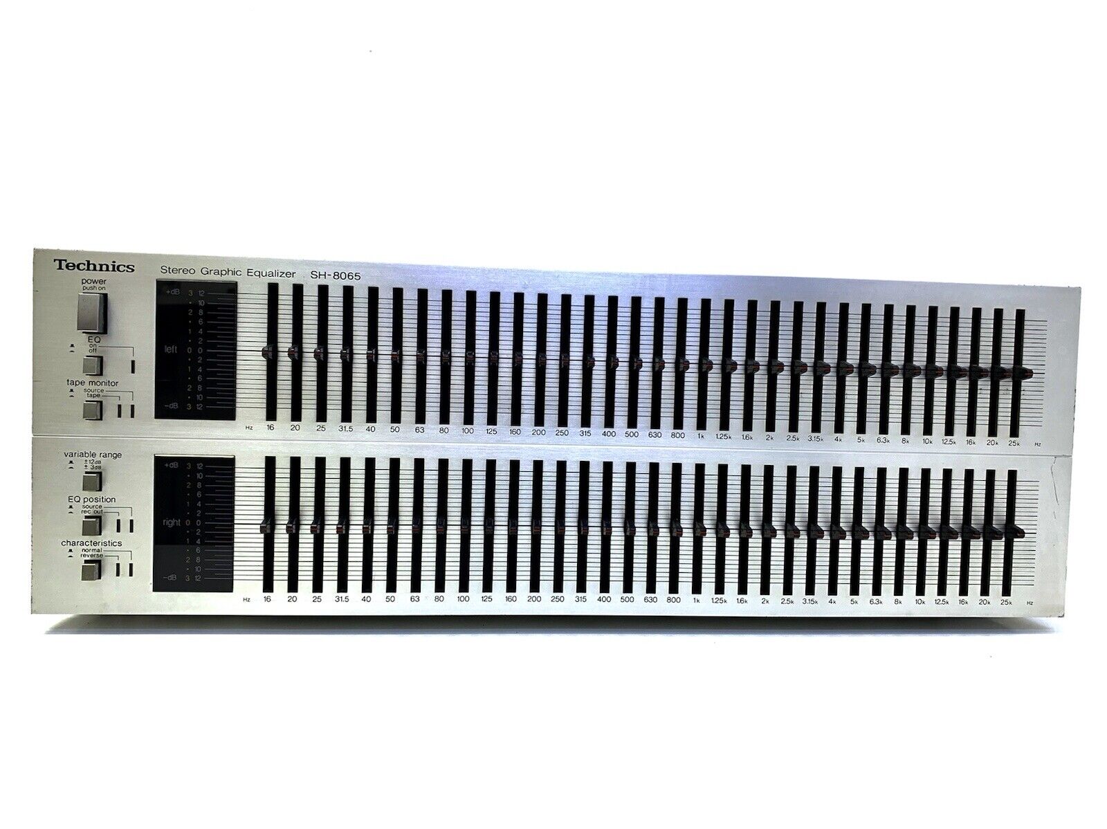 TECHNICS SH-8065 Stereo Graphic Equalizer 33 Bands Vintage 1983 Working LIKE NEW