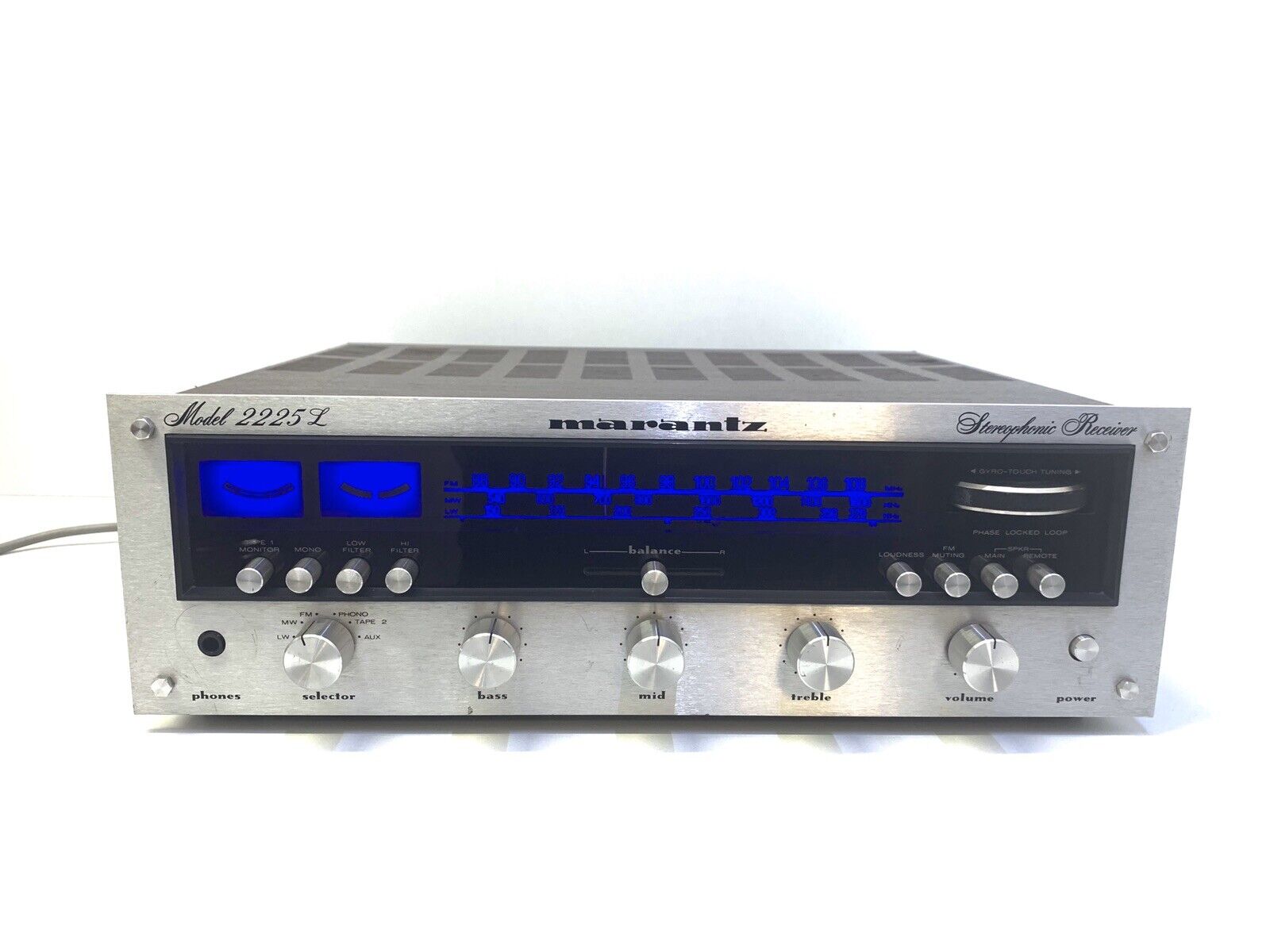MARANTZ 2225L Stereo Receiver 50Watts RMS Vintage 1976 RARE REFURBISHED GoodLook