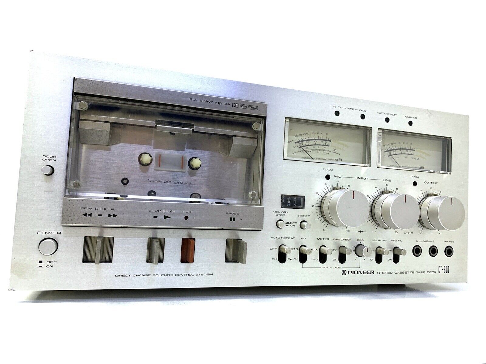 PIONEER CT-800 Rare Japan Market Stereo Tape Deck Vintage 1979