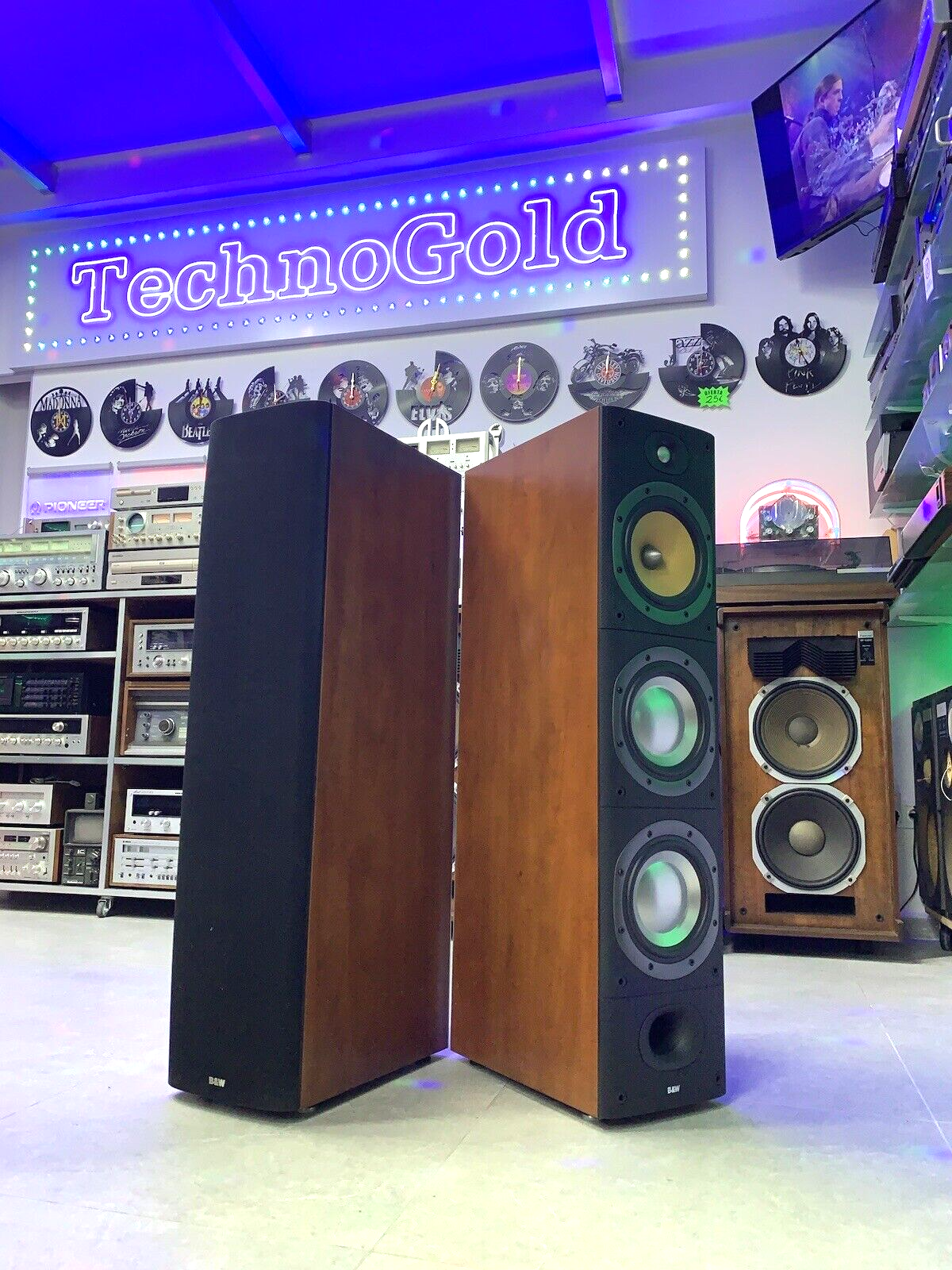 BOWERS & WILKINS B&W DM 604 S3 Speaker 3 Way 200 Watts RMS Hi End WORK Good Look