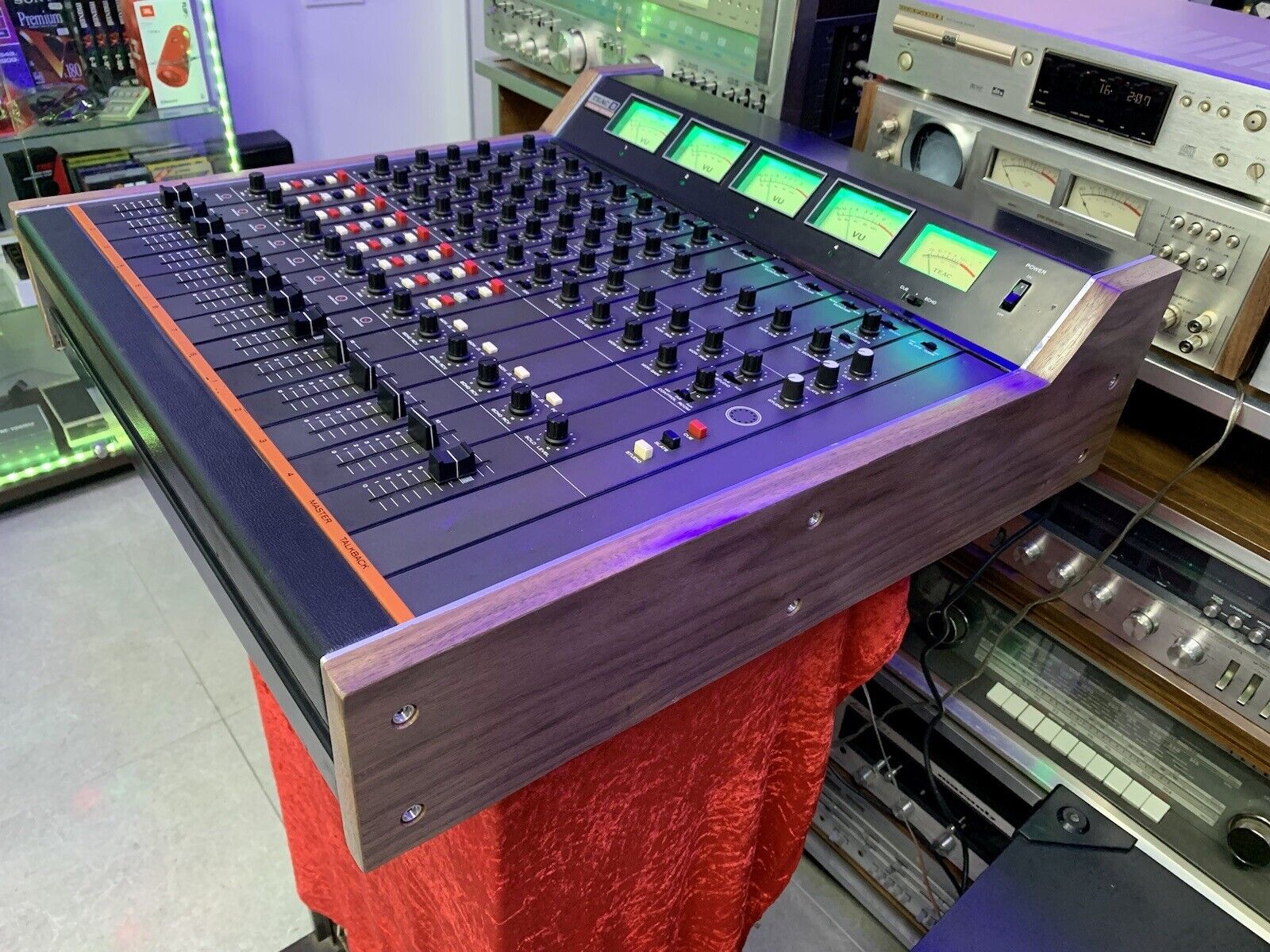 TEAC TASCAM Series Model 5A RARE AUDIO MIXER 8 Ch Vintage 1975 WORKING Good Look
