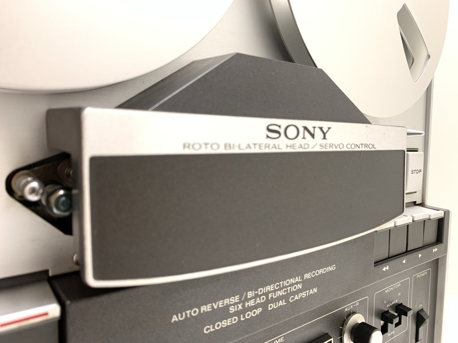 SONY TC 440 Open Reel 4 Track 7" Tape 3 Head Auto Reverse Vintage WORK Good Look