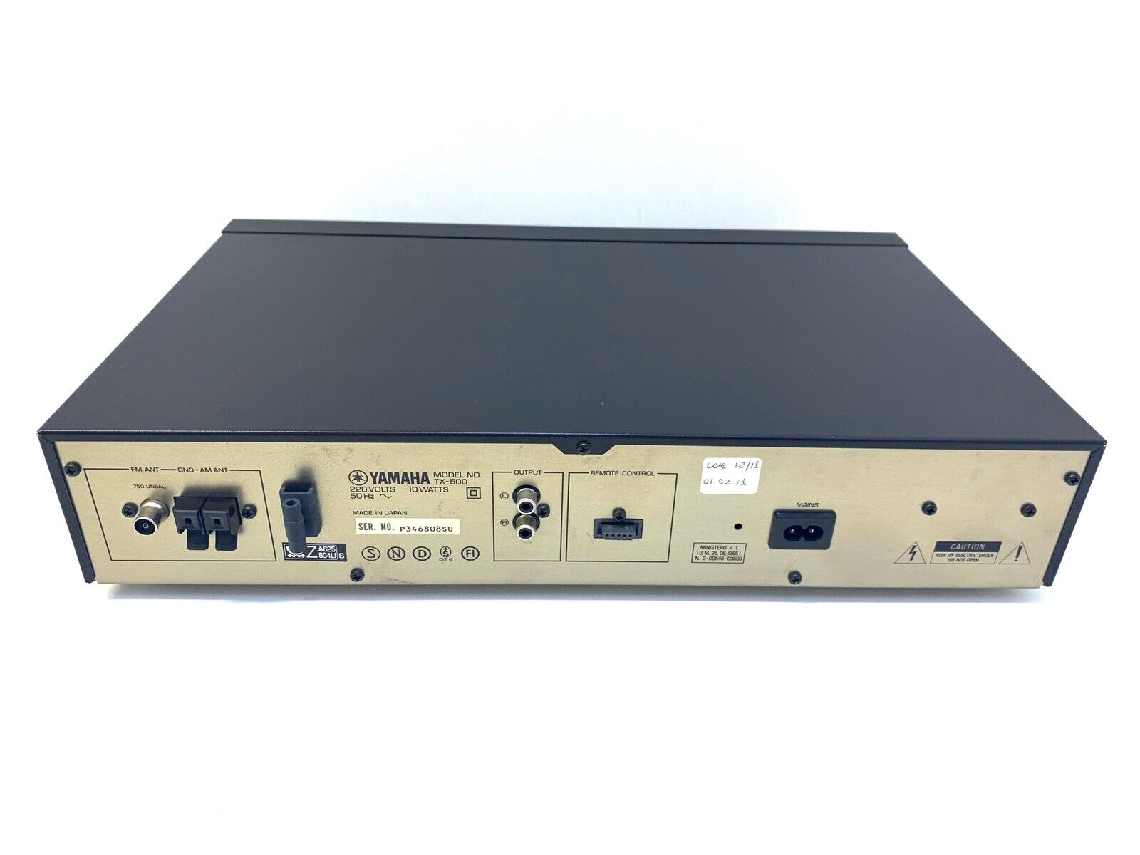 YAMAHA TX500 AM/FM Stereo Tuner Digital Hi End Vintage 1987 Good Look Like New