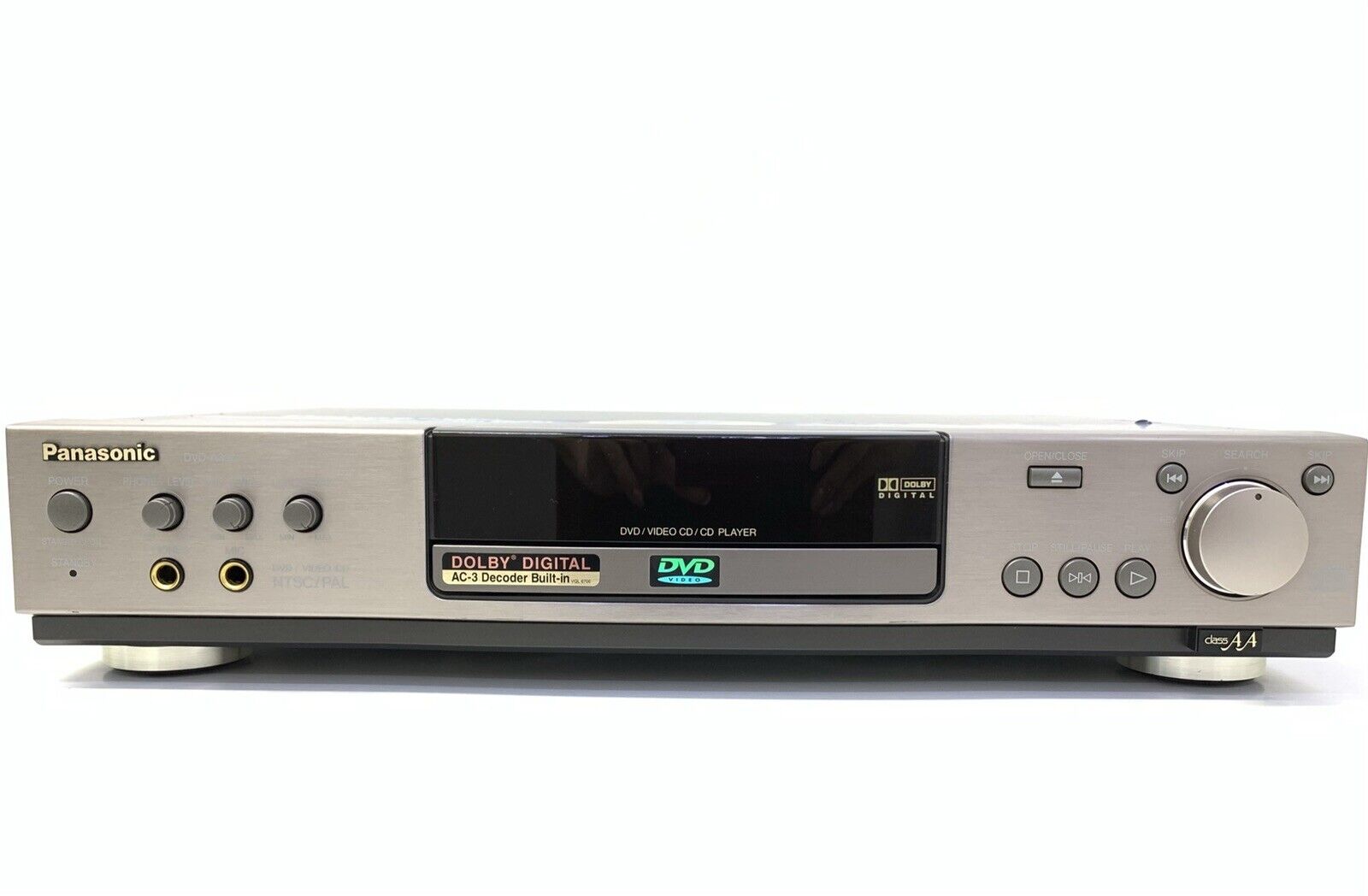 PANASONIC DVD A300 CD/CD-RW/Video CD/MP3 Hi End Vintage Remote Karaoke Good Look