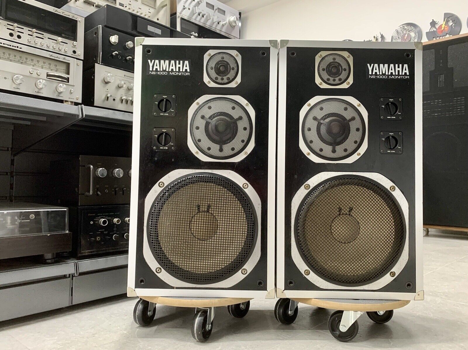【名機】YAMAHA NS-1000M ② 名機□YAMAHA ヤマハ□NS-1000M□スピーカーペア オーディオ機材