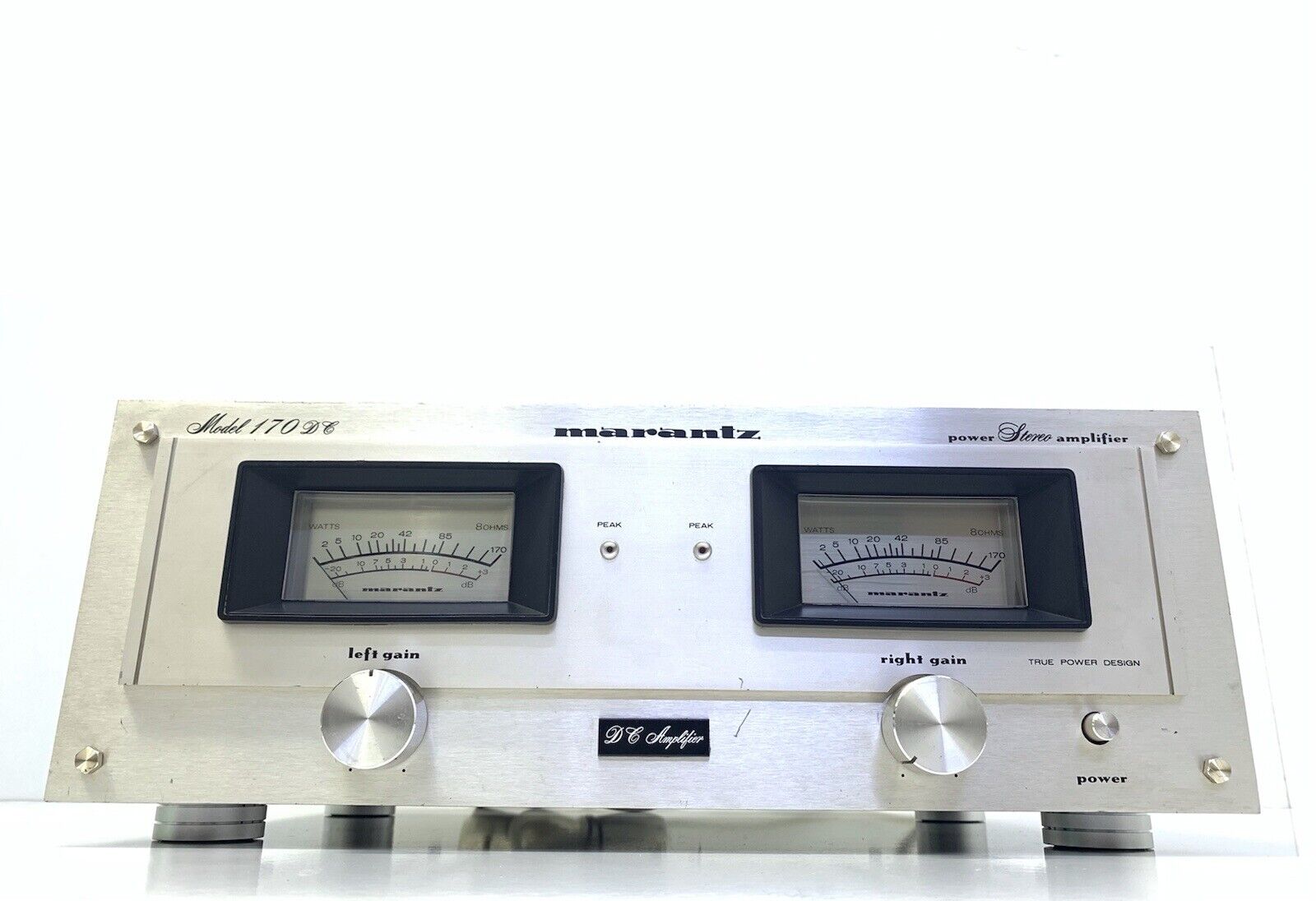 MARANTZ 170DC Stereo Power Amplifier Vintage 1978 Hi End 172 Watts RMS Good Look