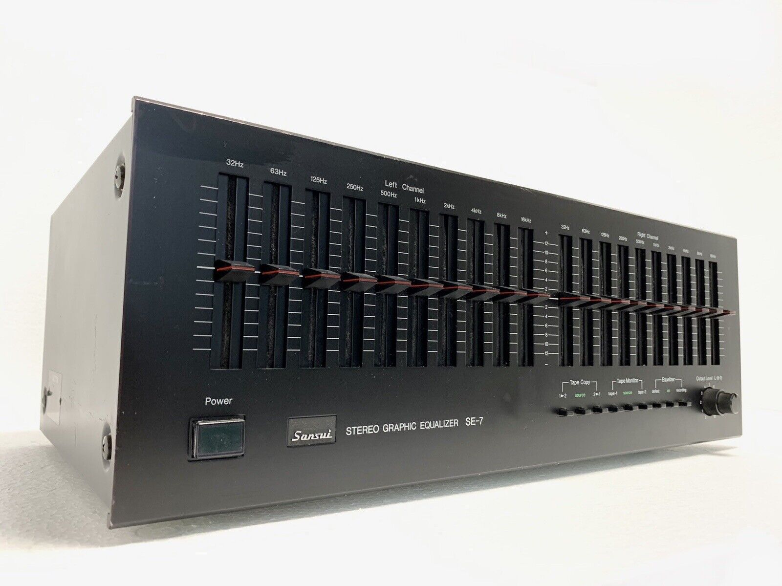 SANSUI SE-7 Stereo Graphic Equalizer  Vintage 1979  Hi Fi WORK PERFECT Good Look
