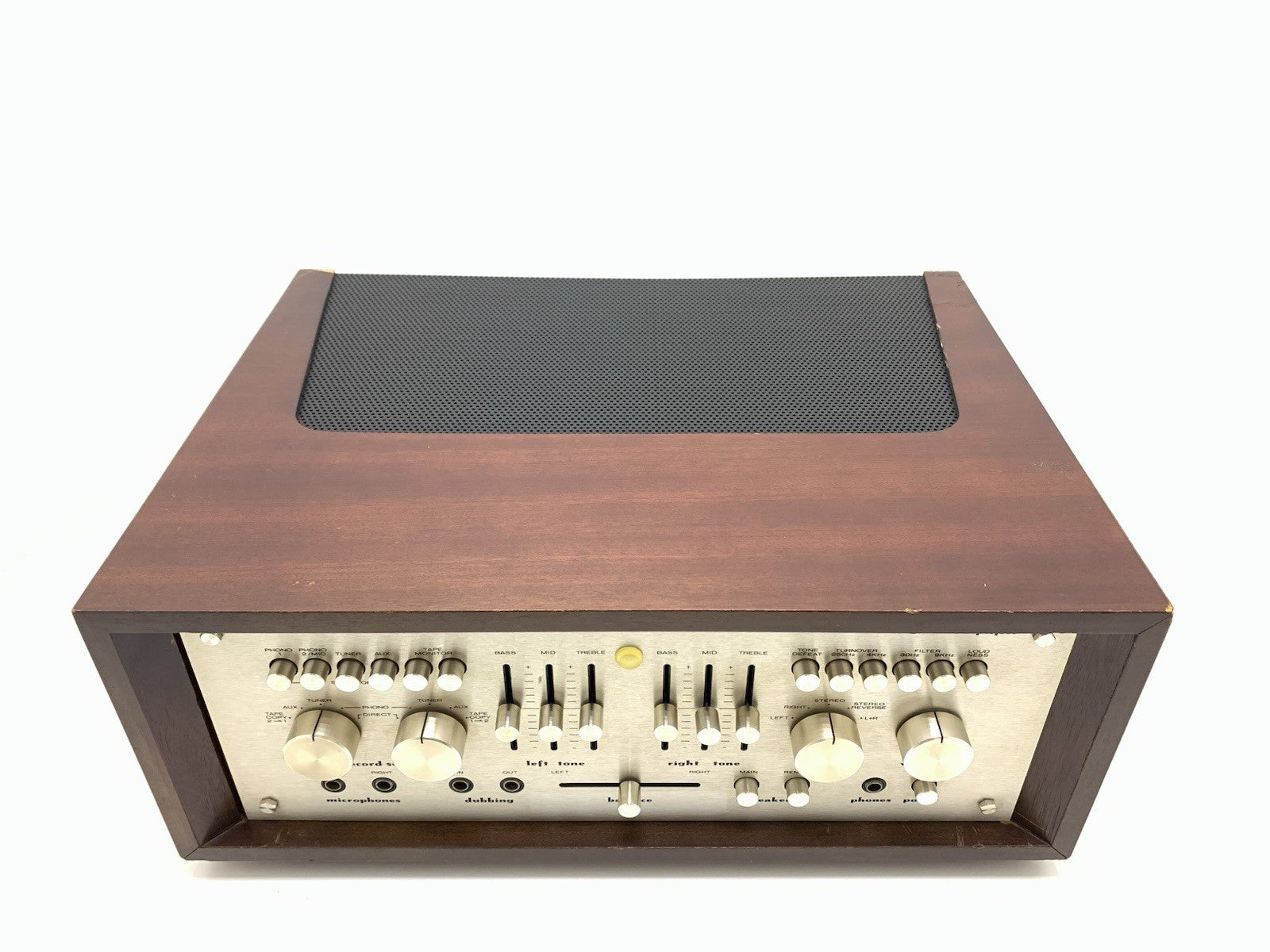 MARANTZ 1250 Console Stereo Amplifier 125+125 W RMS Vintage 1977 WORK Good Look