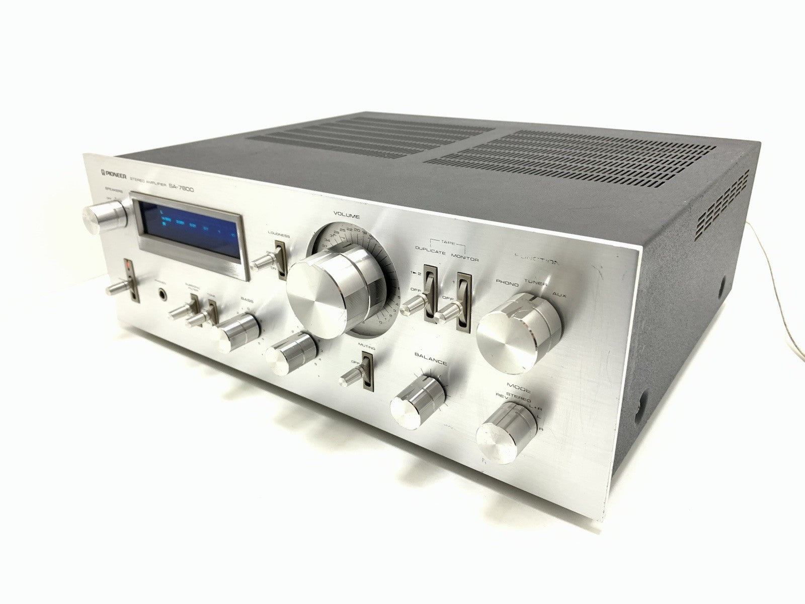 PIONEER SA-7800 Stereo Amplifier 65+65W RMS Vintage 1979 Blue LINE Work GoodLook