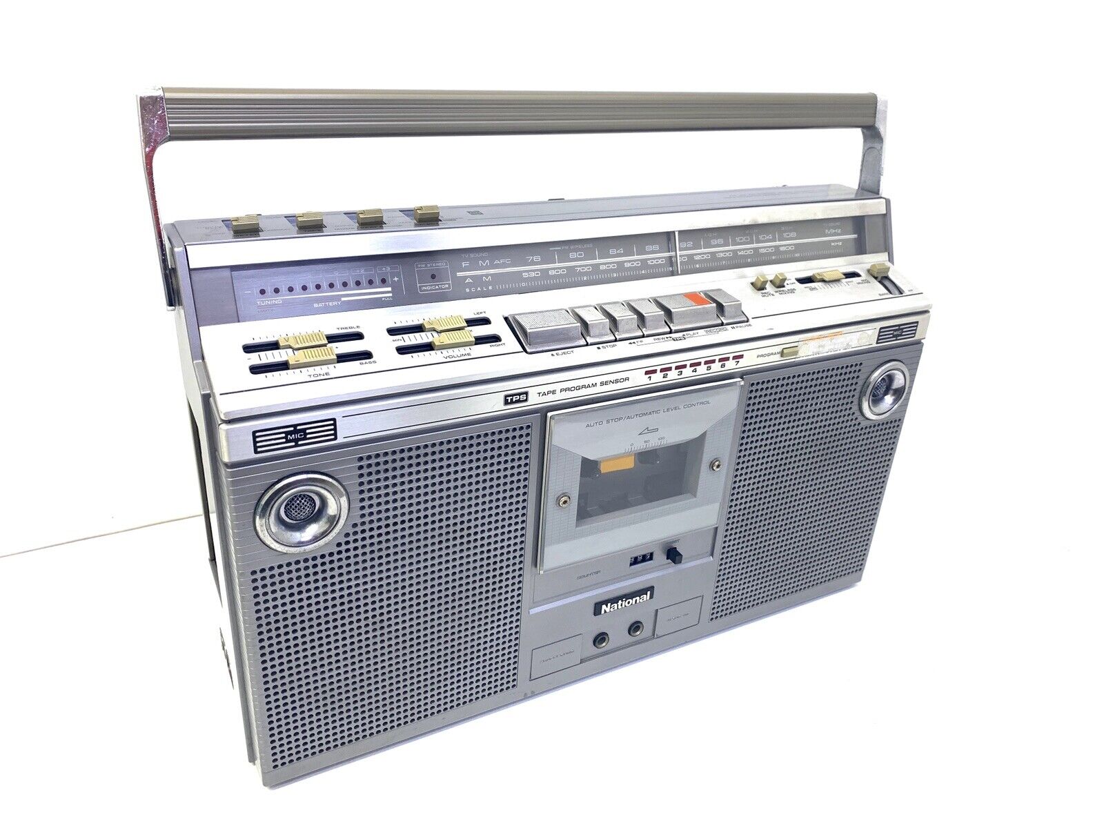 NATIONAL PANASONIC RX-5300 BOOMBOX STEREO Radio Cassette Vintage WORK Good Look