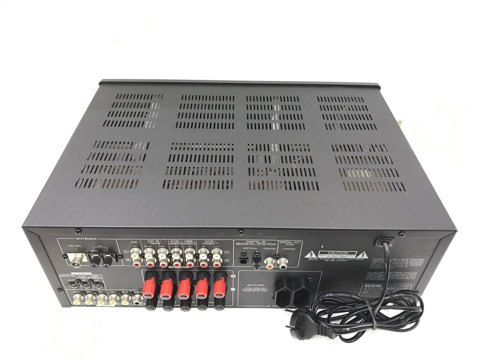 TEAC AG-D9260AV  5x100 Watt Digital Home Theatre Receiver 100% Perfect Good Look