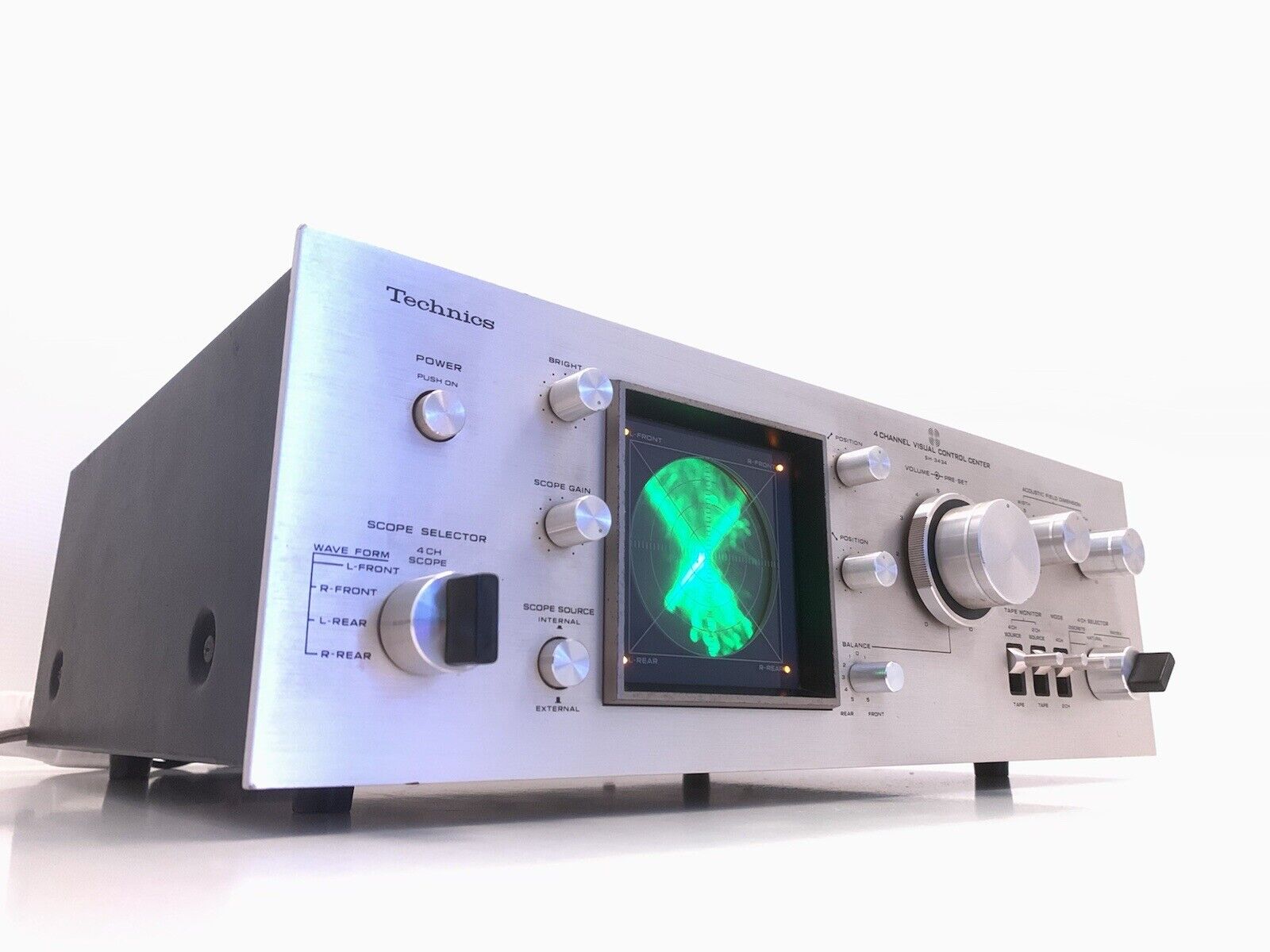 TECHNICS SH-3434 Audio Scope 4 Channel RARE Hi Fi Vintage 1973 WORK Good Look