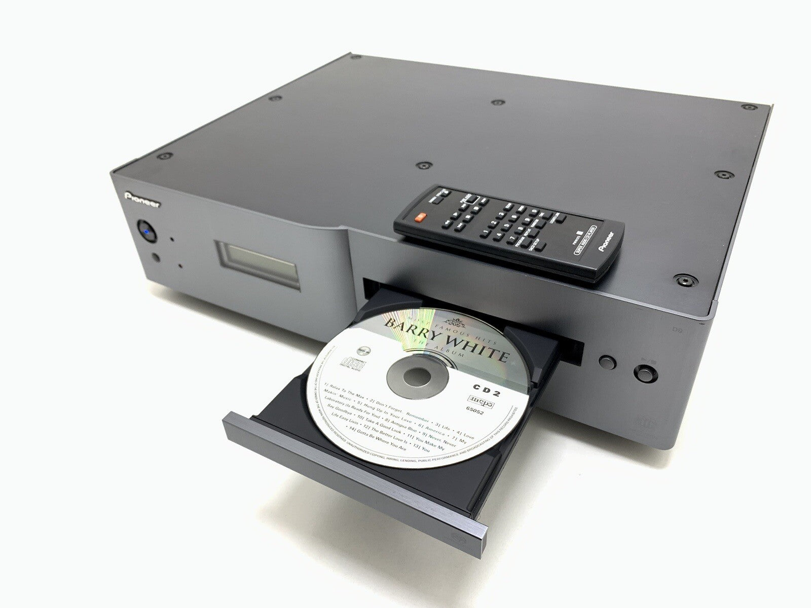 PIONEER PD-D9J Super Audio CD Compact Disc + Remote Vintage 2008 Work Good Look