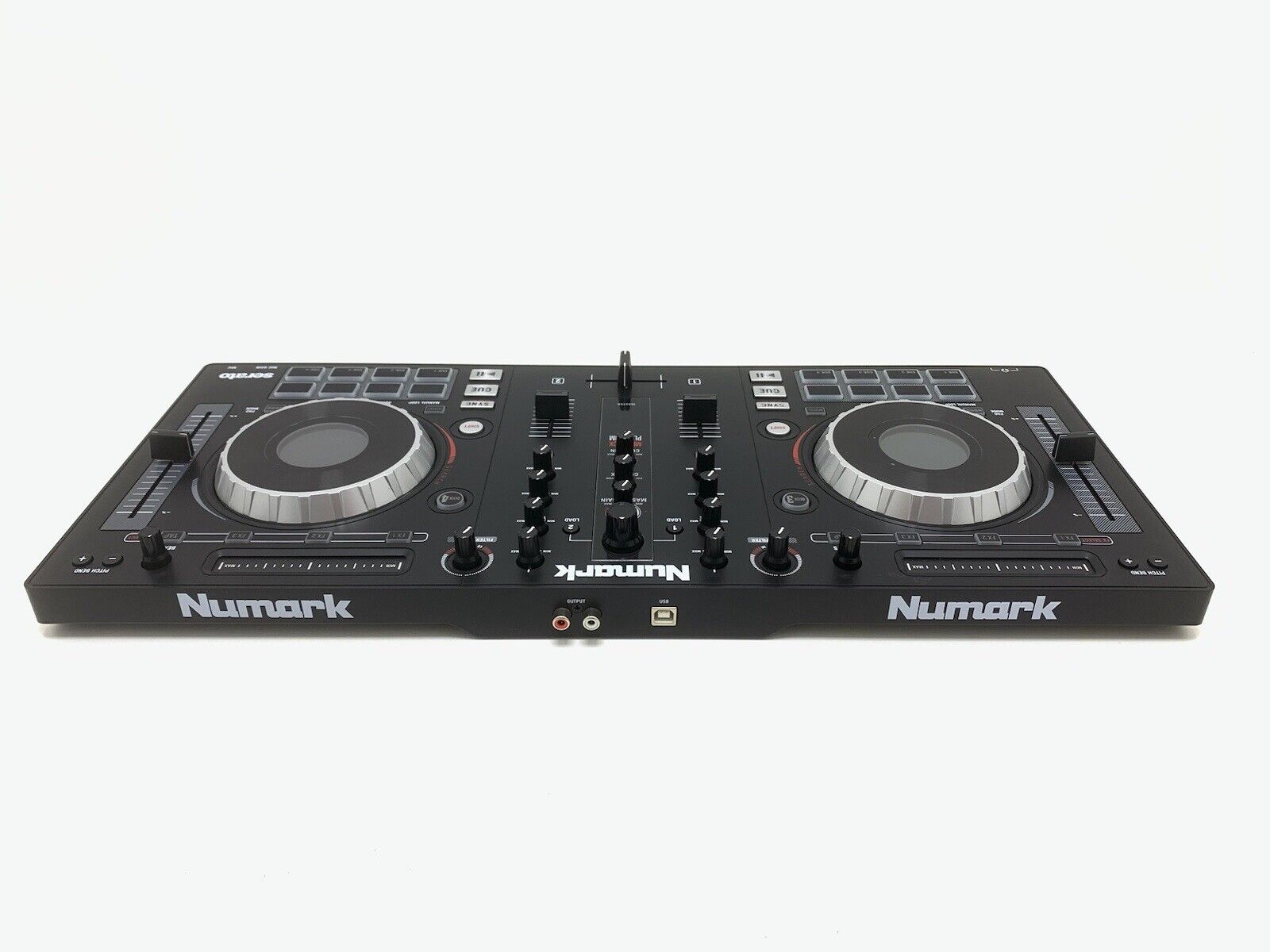 NUMARK MIXTRACK PLATINUM 4 Deck DJ Controller Serato USB Mixer WORK Good Look