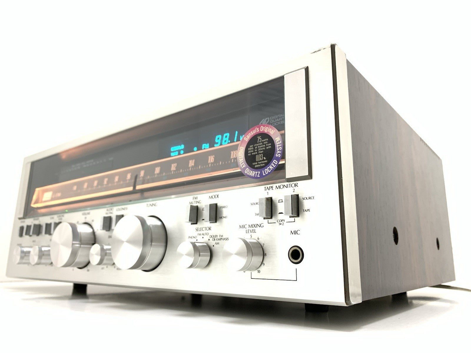 SANSUI G 5700 Stereo HiFi Receiver 75+75 Watts RMS Vintage 1978 WORK GOOD LOOK