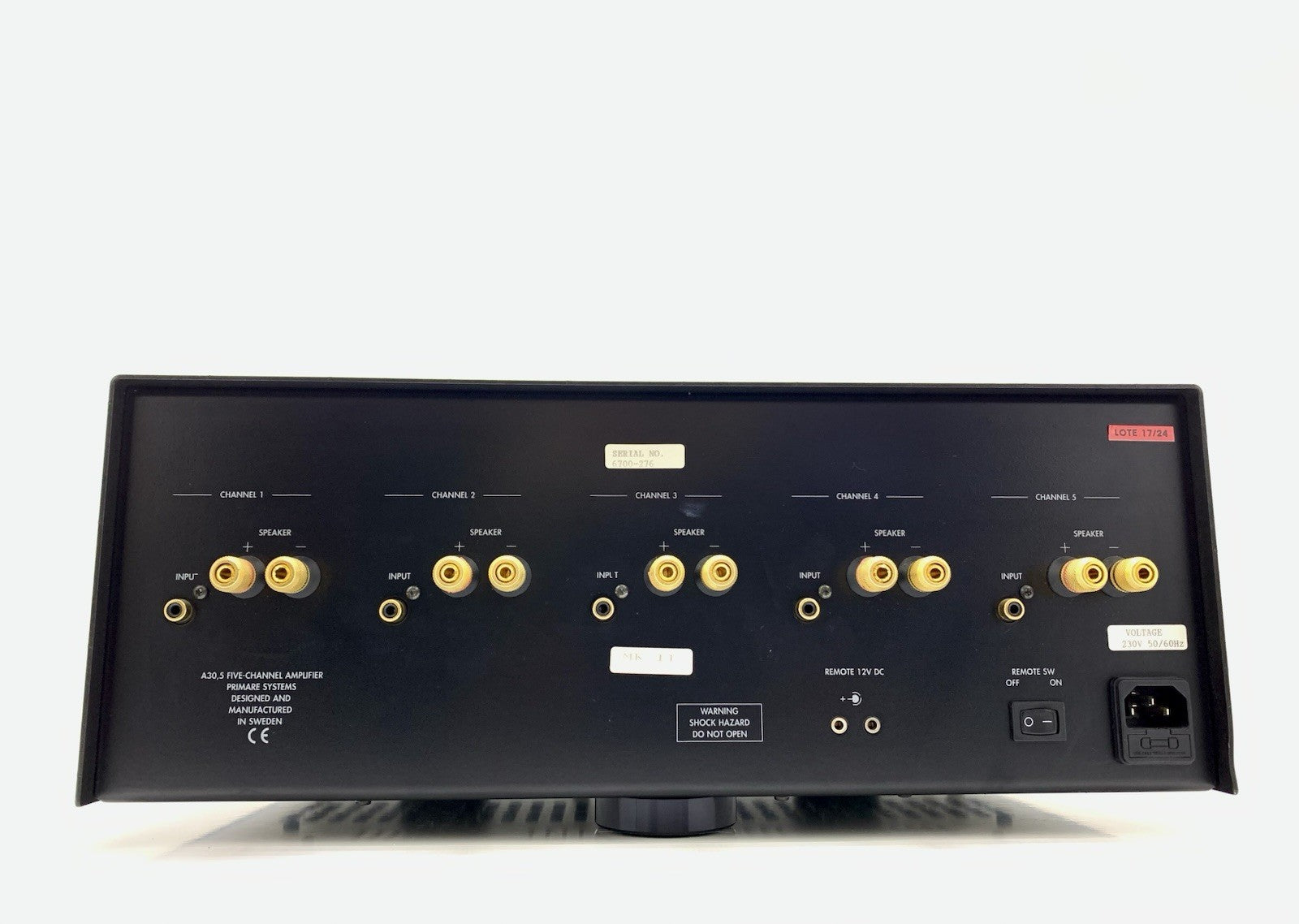 PRIMARE A30.5 Power Amplifier 5X 125Watts RMS Hi End Vintage 2005 WORK Good Look