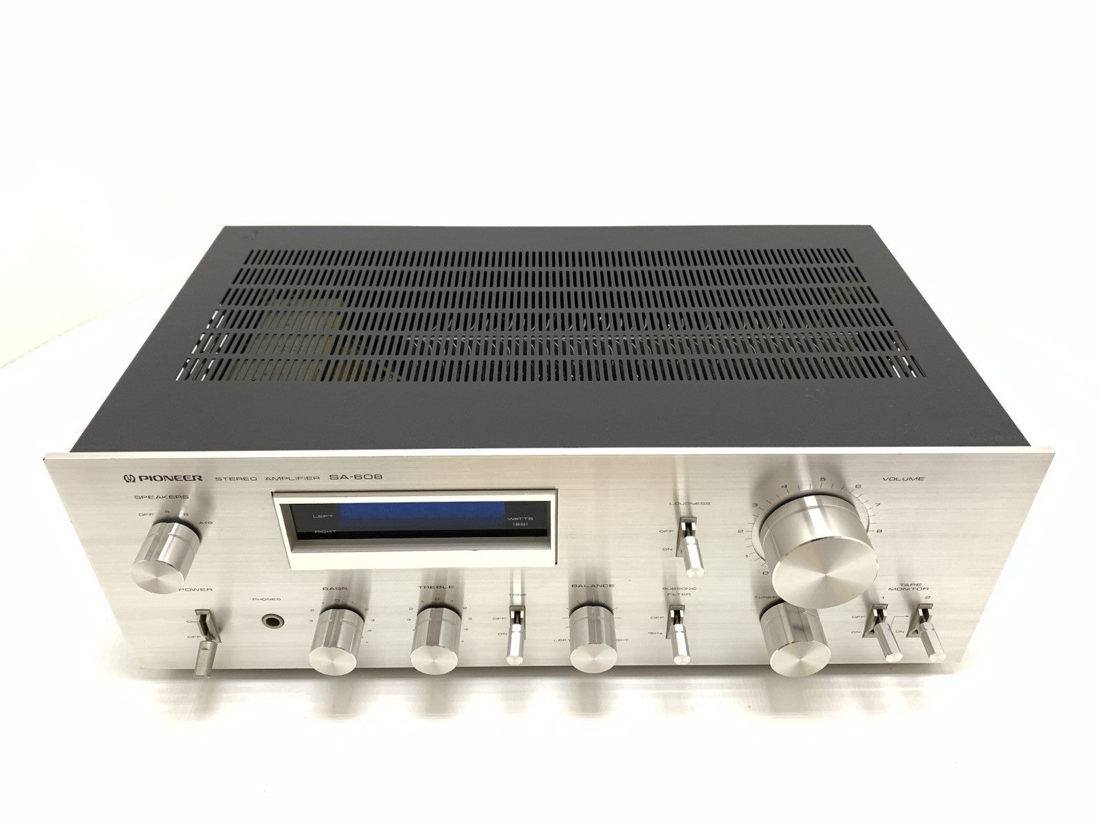 PIONEER SA 608 Stereo HiFi Amplifier 45+45 Watts RMS Vintage 1979 WORK GOOD LOOK