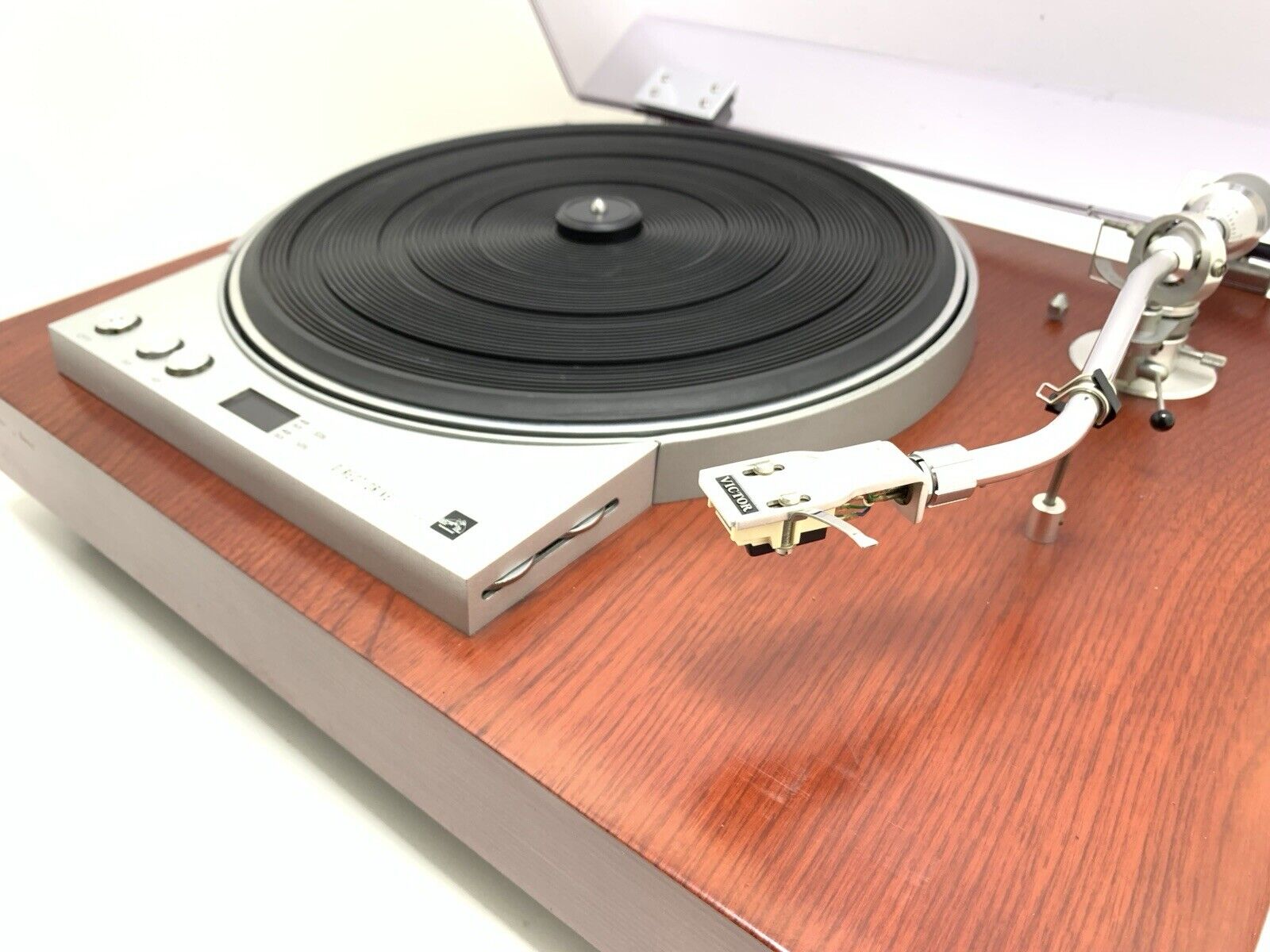 JVC VICTOR JL-B44 Turntable 2 Speed Direct Drive Vintage 1973 Work Good Look