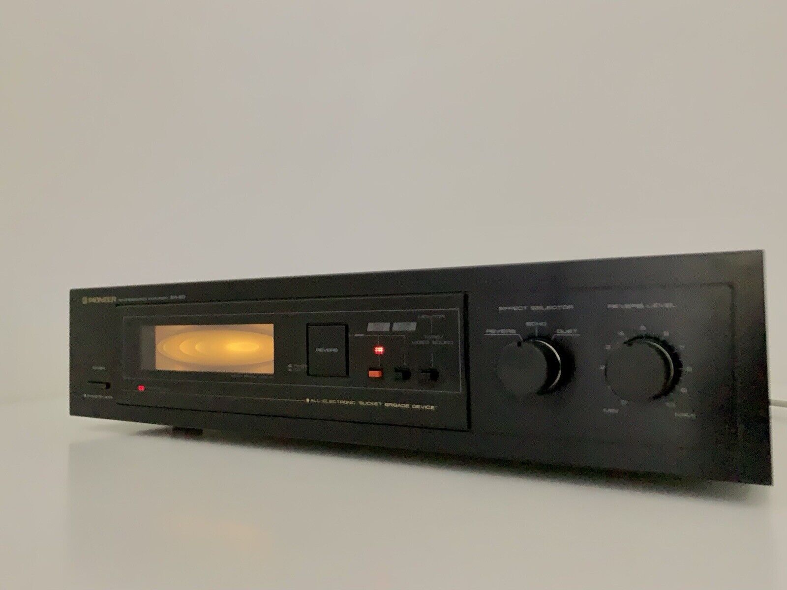 PIONEER Stereo REVERBERATION AMPLIFIER SR-60 Vintage 1984 Work PERFECT Good Look