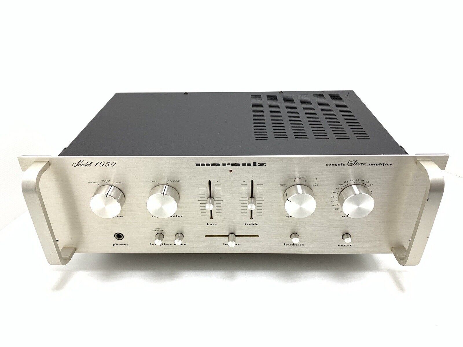 MARANTZ 1050 Rack Stereo Integrated Amplifier 50 RMS Vintage 1978 WORK Good Look