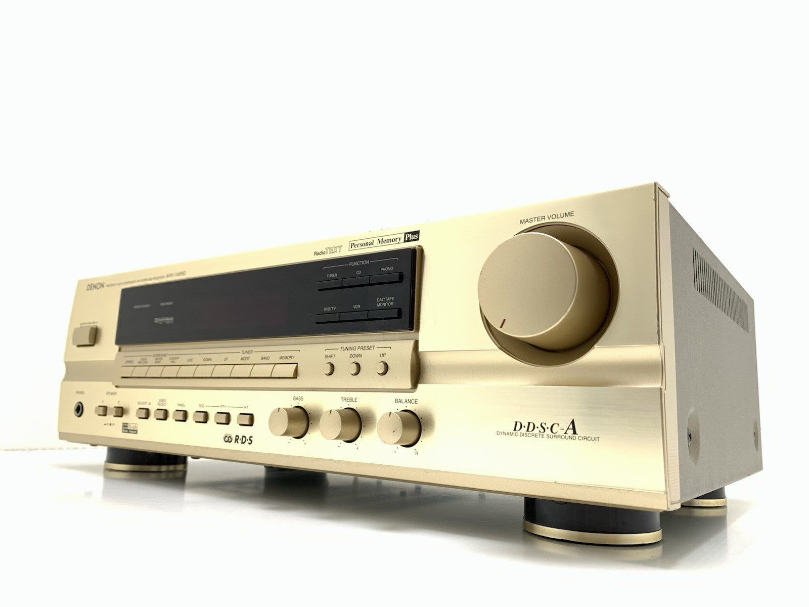DENON AVR 1100 RD Digital 5.1 AV Surround Receiver 5 X 55 Watts RMS Vintage WORK