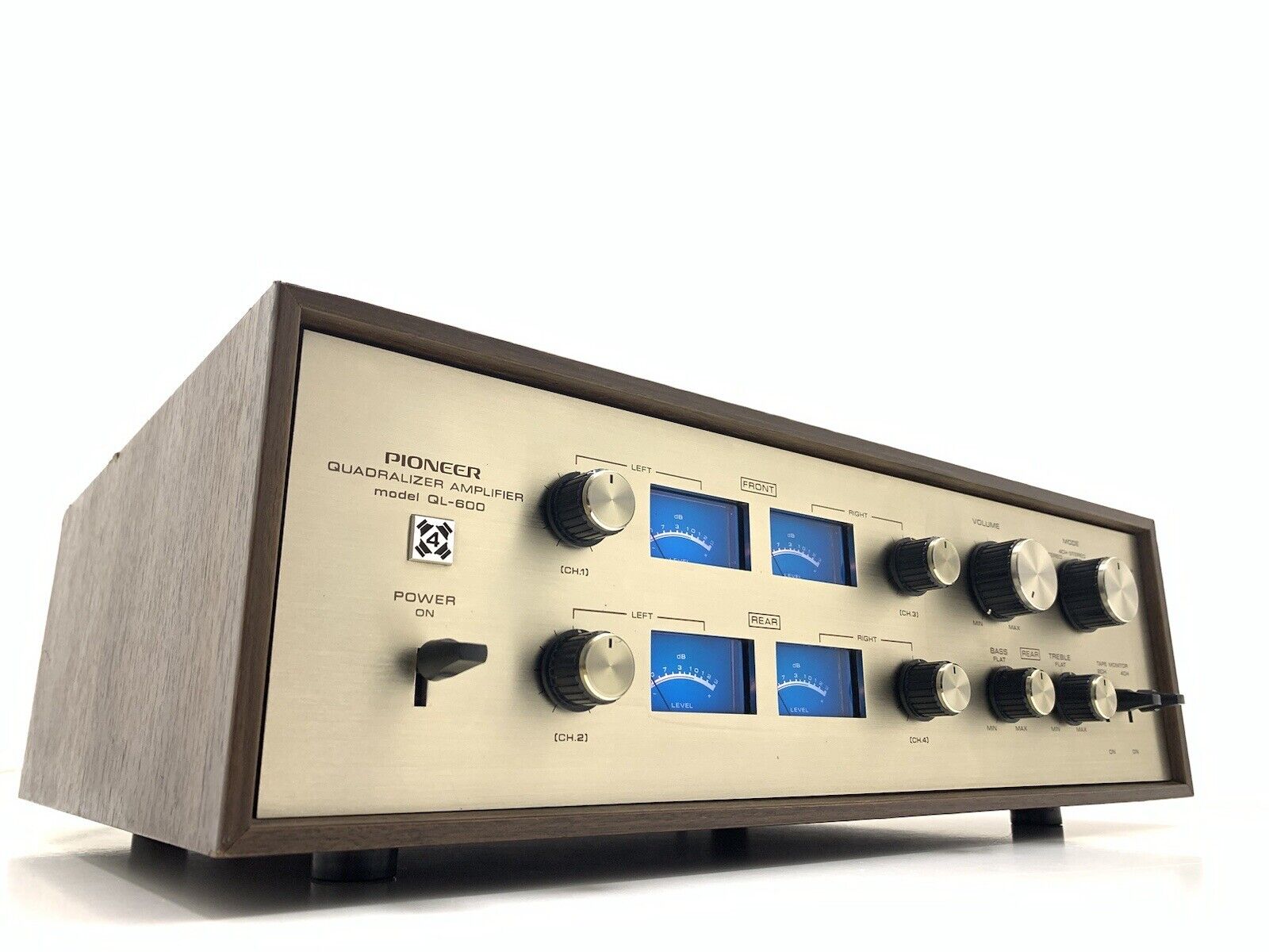 PIONEER QL 600 Quadralizer Amplifier 4Channel Decoder Vintage 1972 WORK GoodLook
