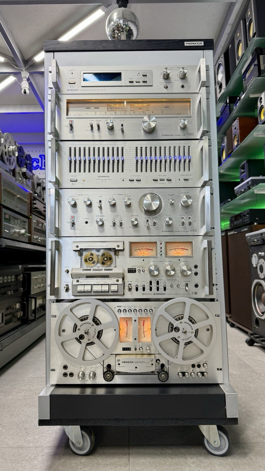 PIONEER Hi End System Rack JA R2S SR 70 TX 8800II SG 70 SA 8800II