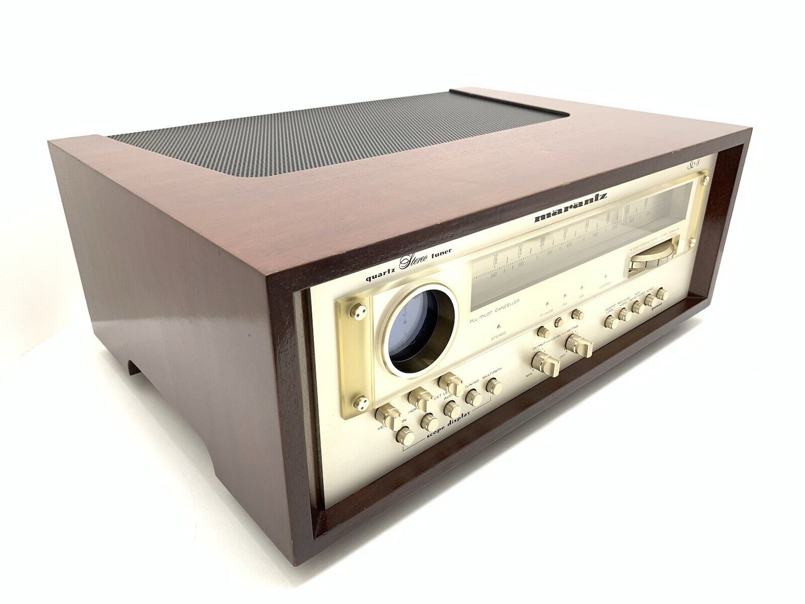 MARANTZ ST 8 AM/FM Quartz Stereo Audio Scope Tuner Vintage 1980 WORK Good Look