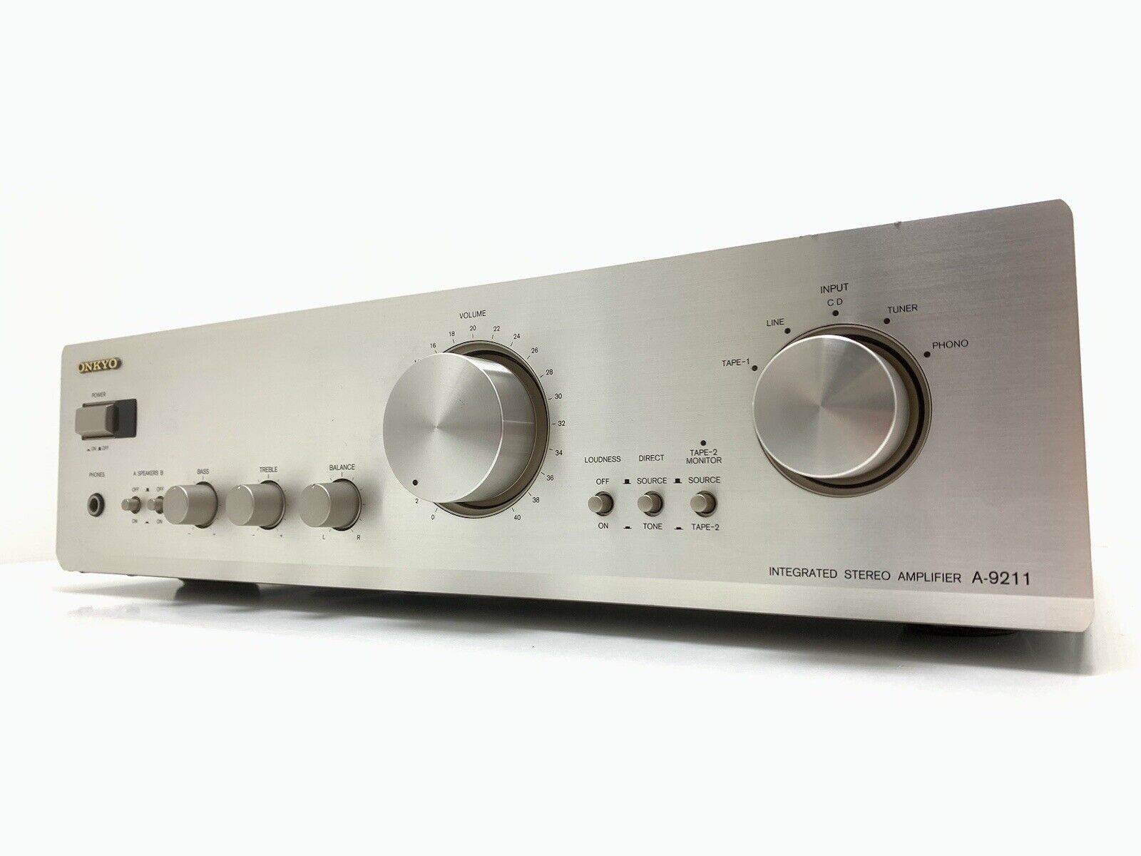 ONKYO A-9211 Integrated Stereo Amplifier 80 W RMS Vintage 1997 Hi Fi Good Look