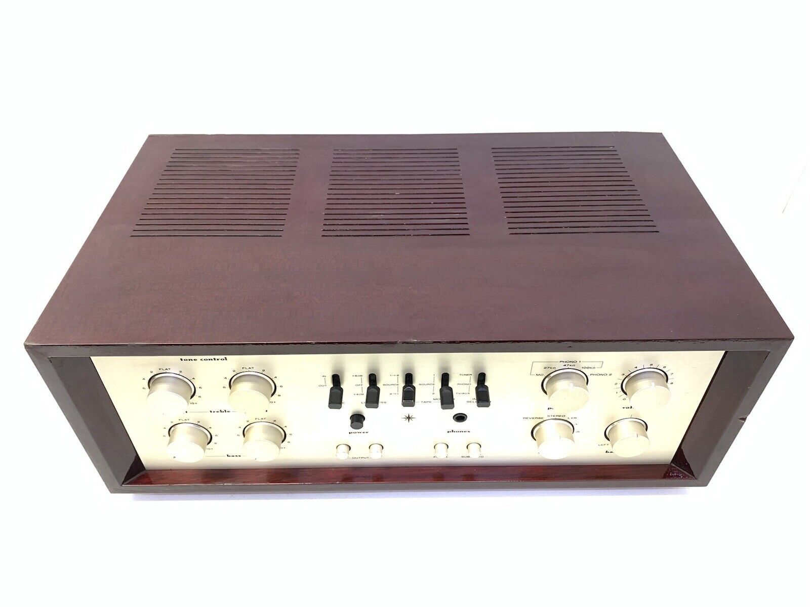 MARANTZ SC-8 Stereo Pre Amplifier Vintage 1982 Hi Fi Working 220 Volts Good Look