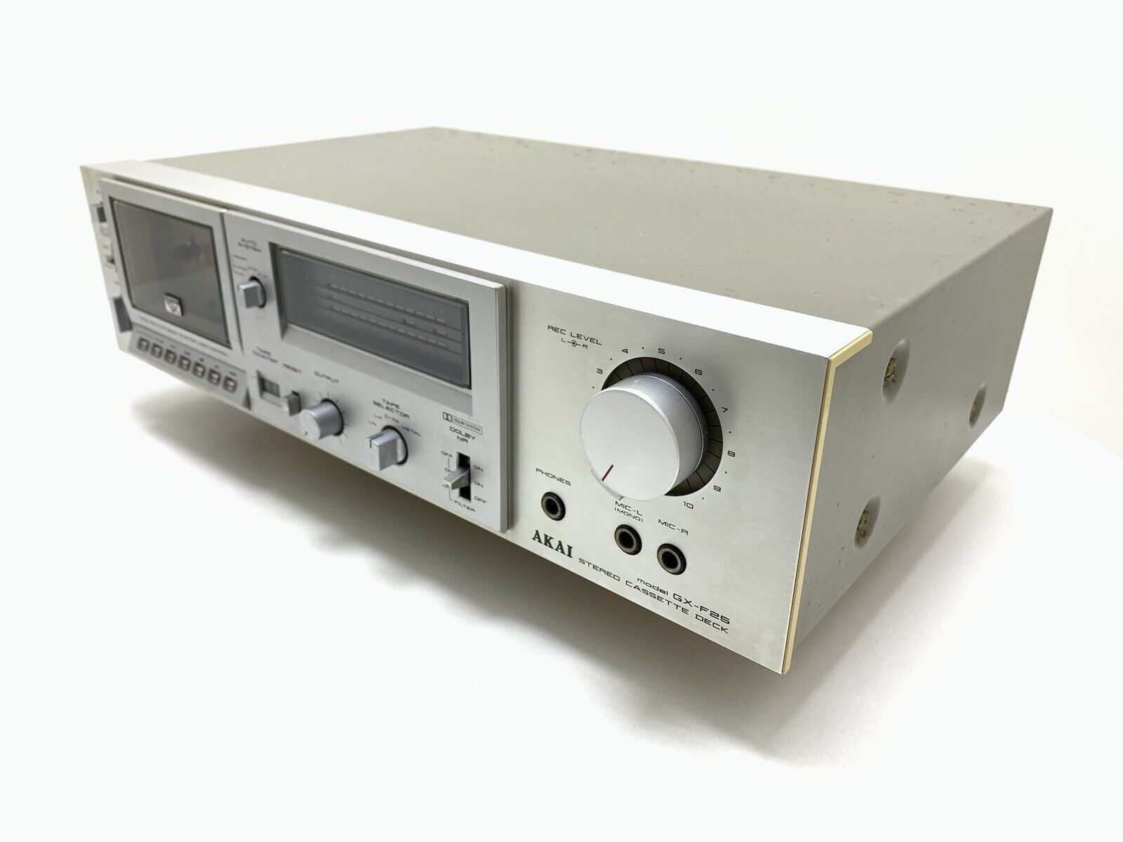 AKAI GX F25 Stereo Cassette Deck 2 Head Vintage 1981 Refurbished WORK Good Look