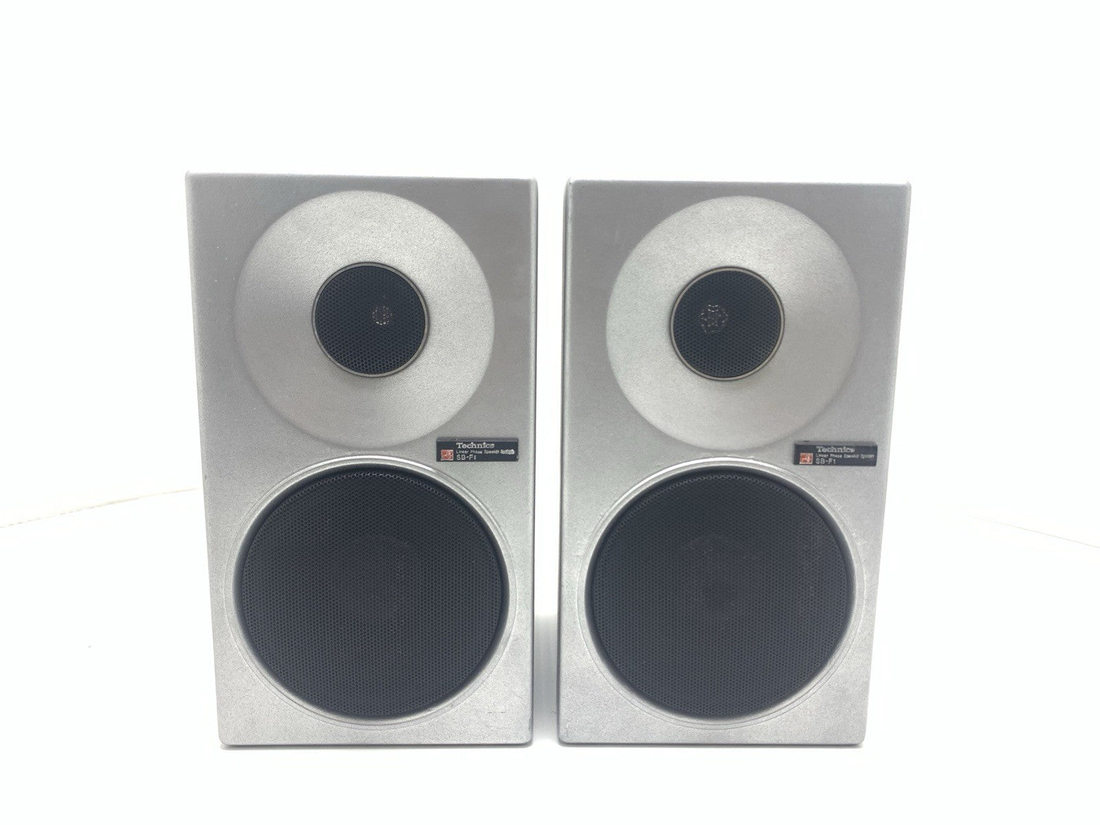 TECHNICS SB F1 Mini Speaker 2 Way System 40Watts RMS Vintage 1978 Work Good Look