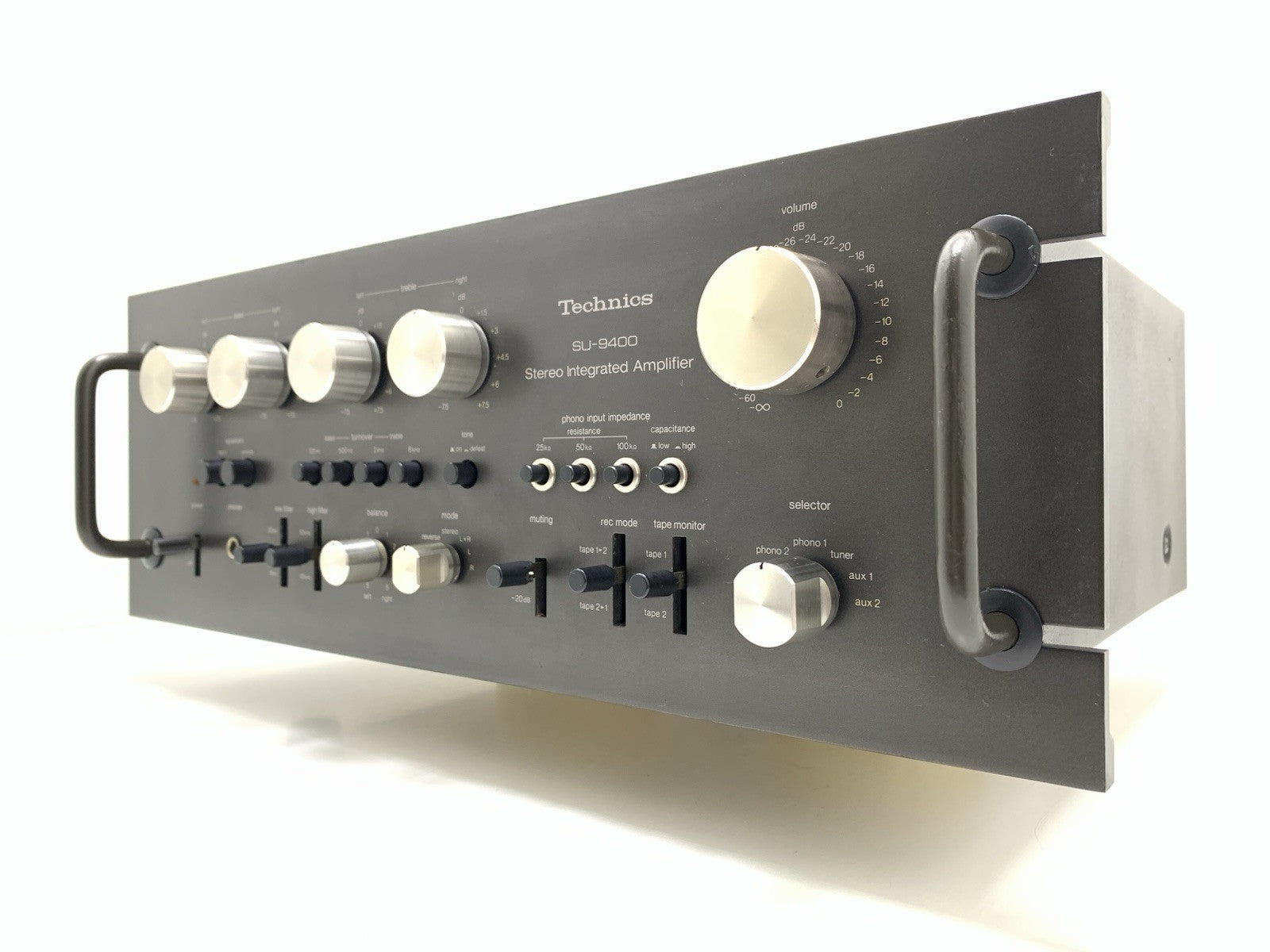 TECHNICS SU 9400 Stereo Amplifier WORK 80 + 80 Watts RMS Vintage 1976 GOOD LOOK