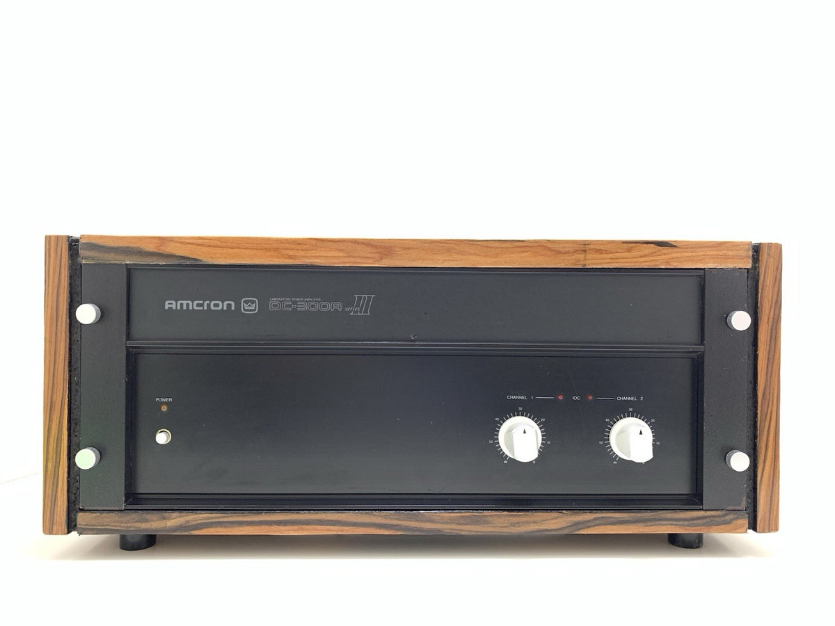 CROWN AMCRON DC 300 Series II Stereo Power Amplifier 2 X 175WRMS Vintage Working
