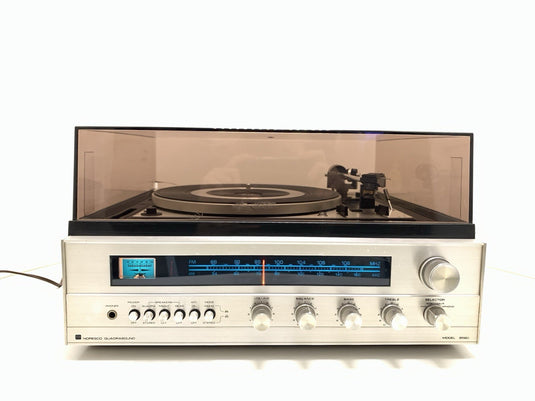 NORESCO QUADRASOUND System Model 8560 Receiver+Turntable DUAL 1225 WORK GoodLook