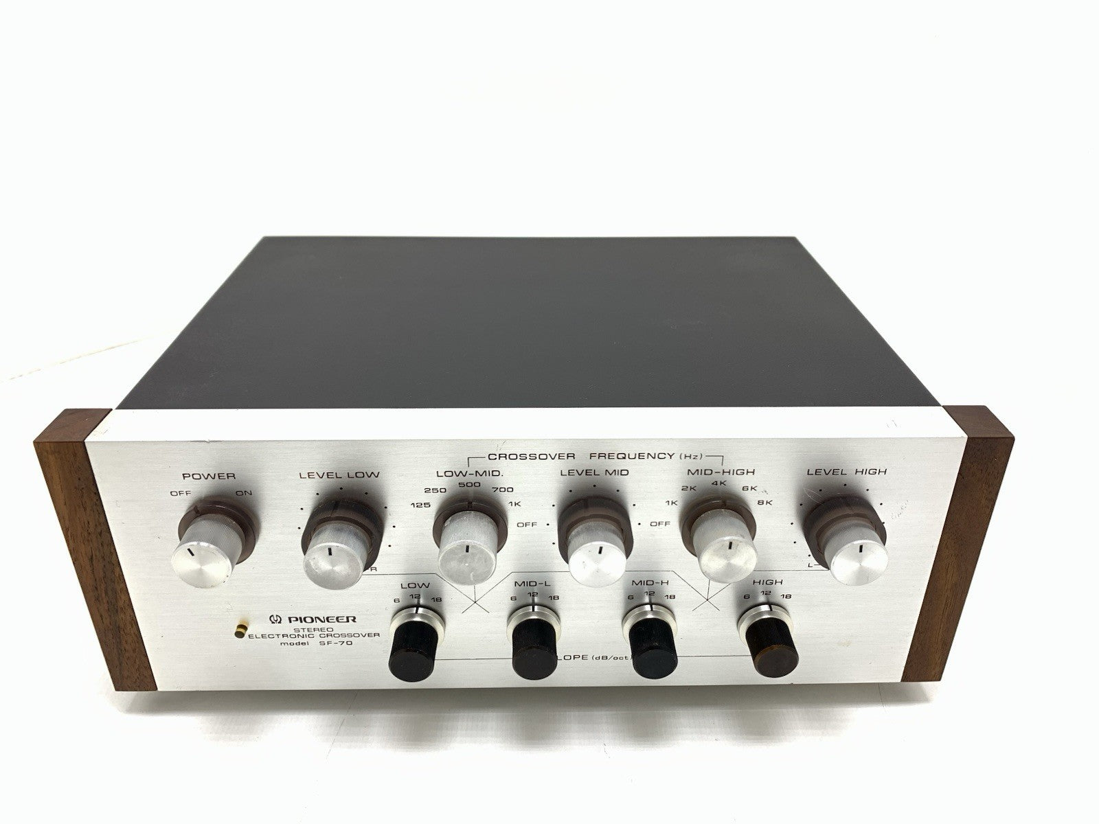 PIONEER SF 70 SF 700 ELECTRONIC CROSSOVER 3/2 Way Vintage 1969 WORK Good Look