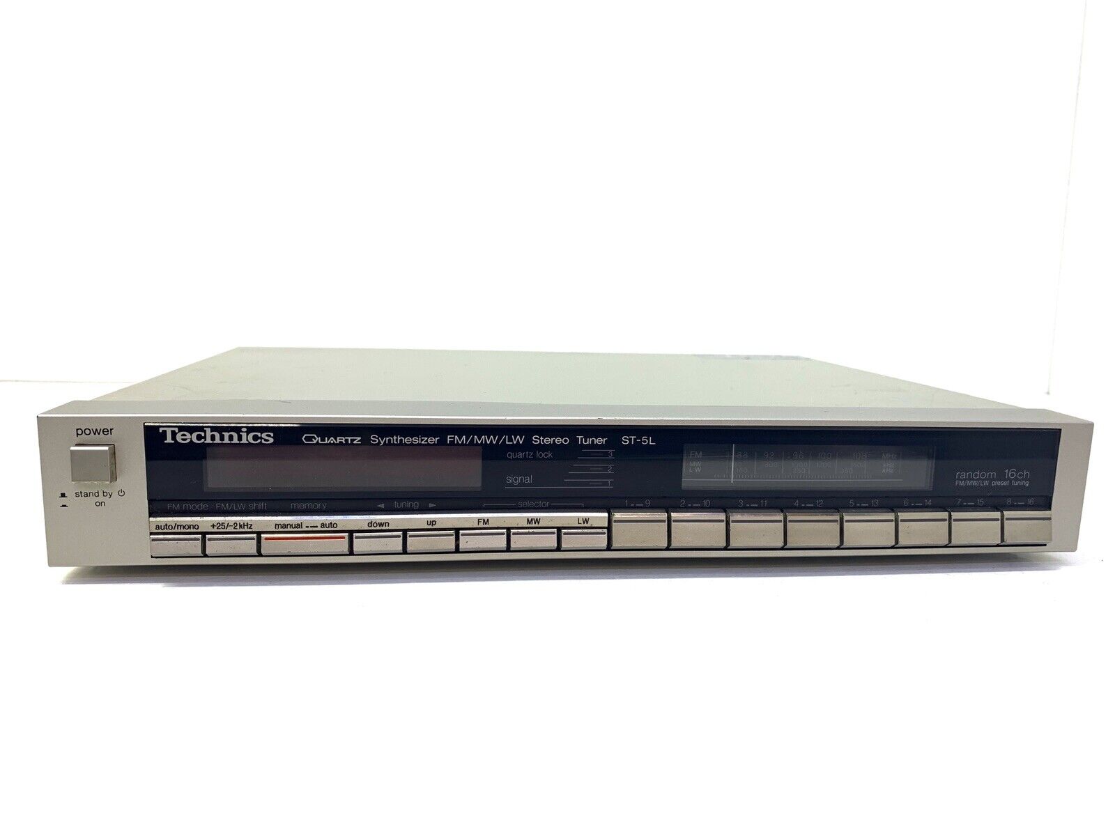 TECHNICS ST-5L Synthesizer FM/MW/LW Stereo Digital Tuner High End Vintage 1982
