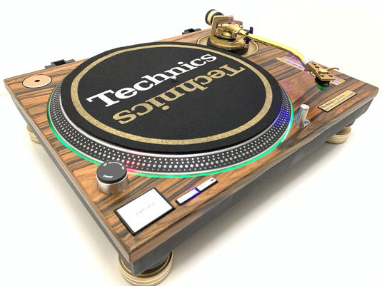 TECHNICS SL 1200 MK2 WOOD and GOLD Direct Drive Turntable Vintage WORK LIKE NEW