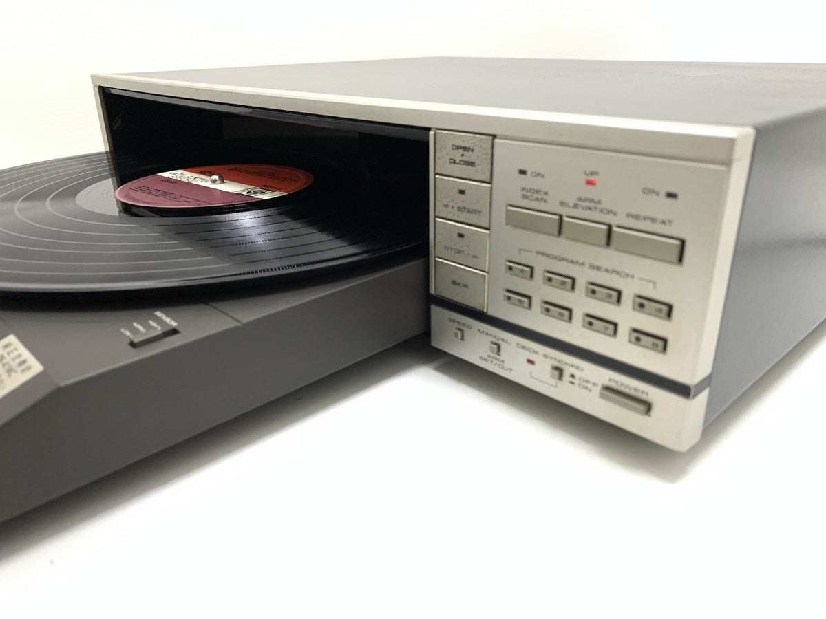 Pioneer PL-88FS Front Loading Direct Drive Turntable Serviced Vintage Good Look