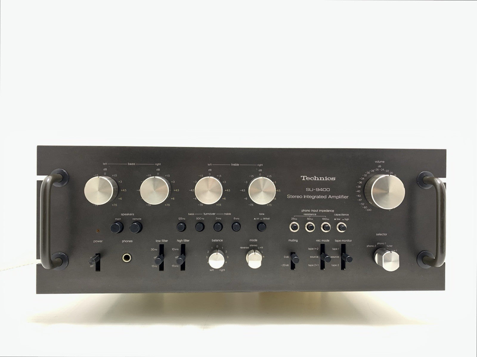 TECHNICS SU 9400 Stereo Amplifier WORK 80 + 80 Watts RMS Vintage 1976 GOOD LOOK