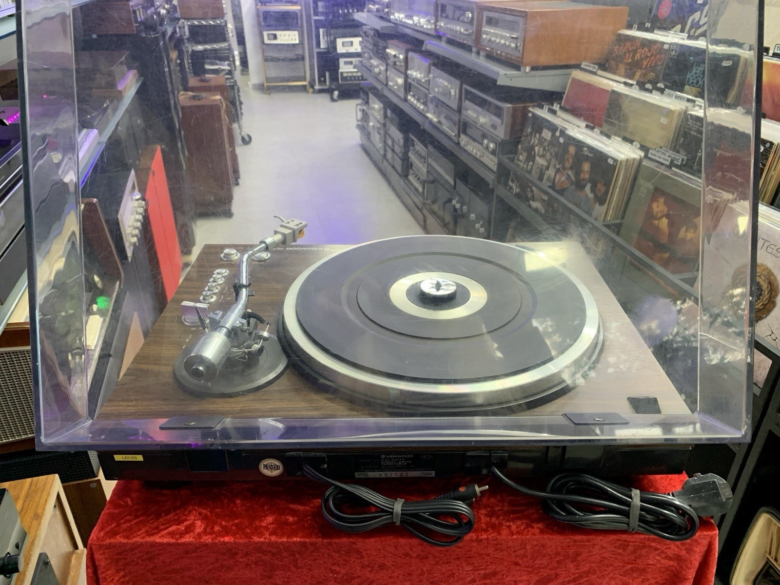 KENWOOD KD-5077 Turntable Direct Drive Fully Automatic Vintage WORKING Good Look