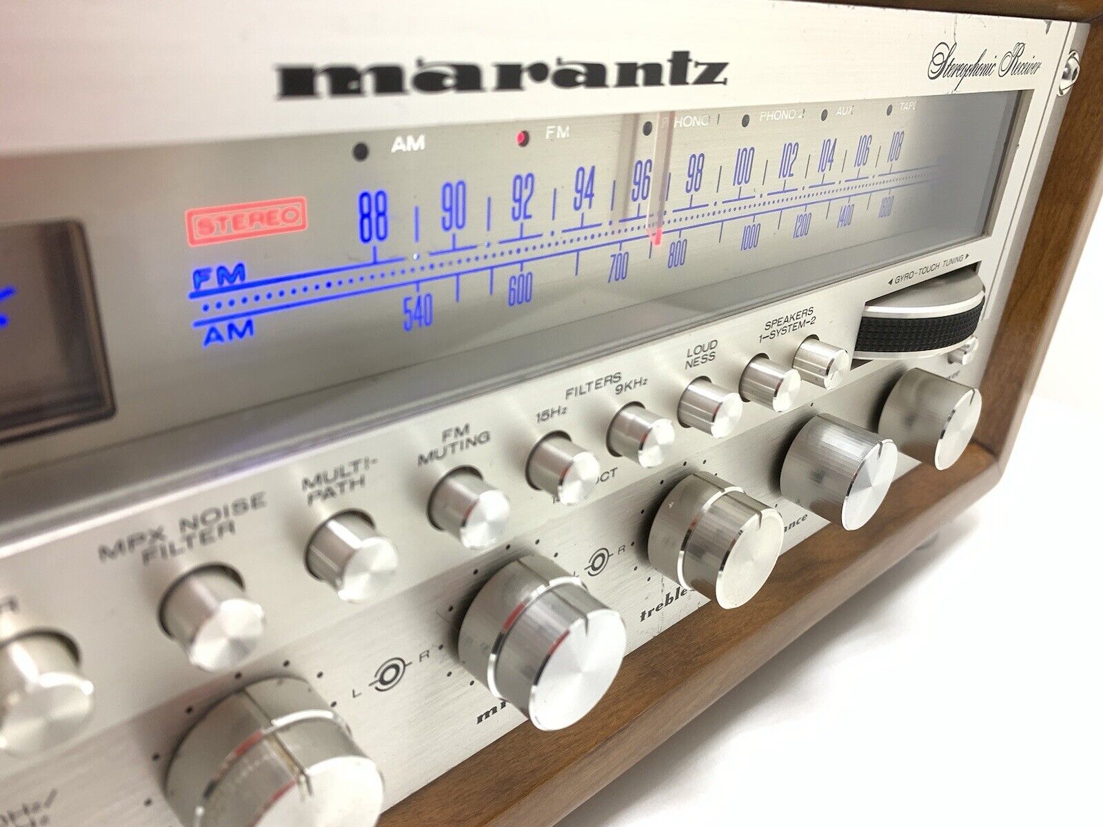 MARANTZ 2285B Stereo MONSTER Receiver 188 W RMS Vintage 1979 Wood Box GOOD LOOK