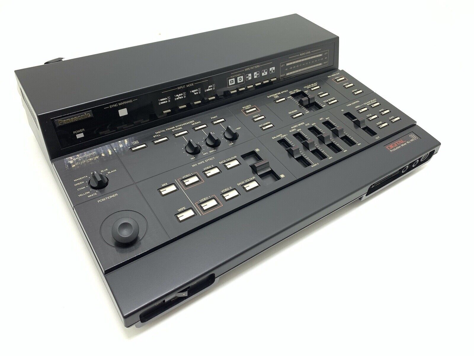 PANASONIC WJ-MX 10 Audio & Video Digital Production Mixer Vintage WORK Good Look