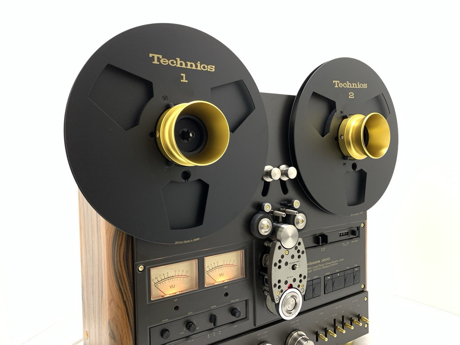 TECHNICS RS 1500U Limited Edition 24K Gold Rosewood Reel to Reel Exclusive TAPE