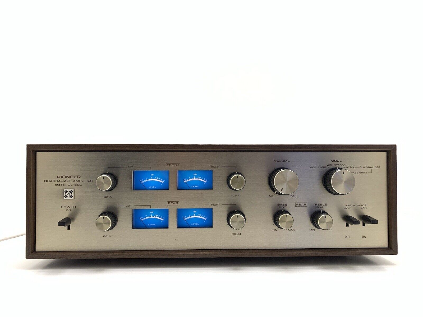 PIONEER QL 600 Quadralizer Amplifier 4Channel Decoder Vintage 1972 WORK GoodLook