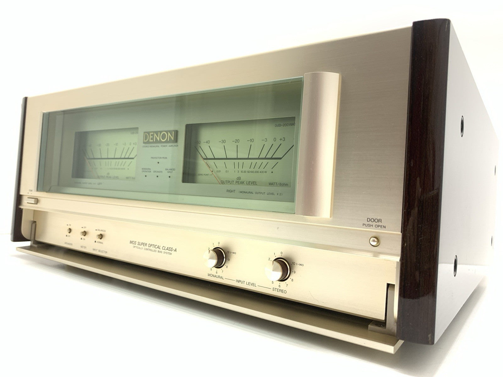 DENON POA 3000RG Stereo Power Amplifier 250+250 WRMS Vintage 1990 WORK Good Look