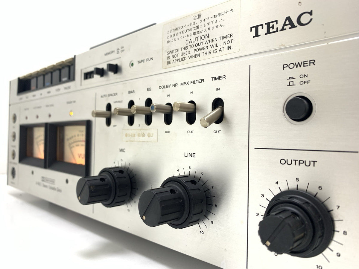 TEAC A 460 Stereo Tape Deck 2 Head Vintage 1975 High End Working  Good Look