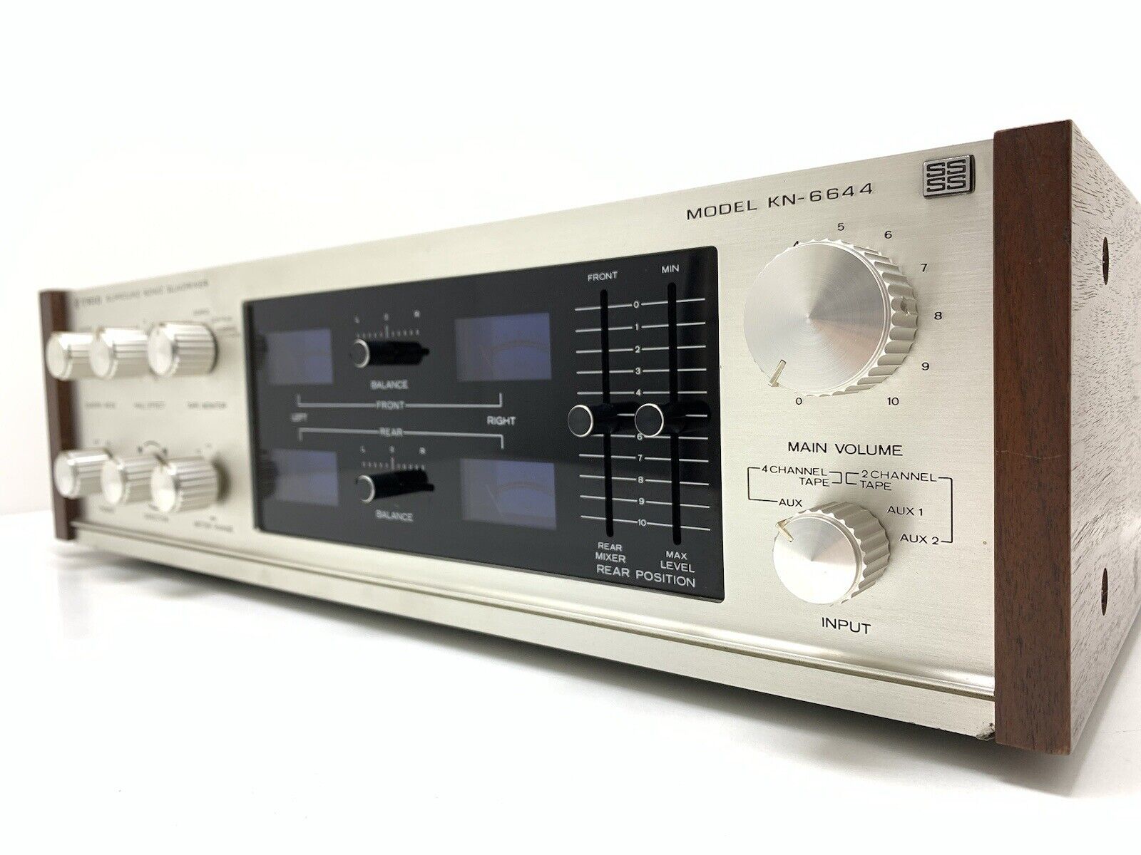 TRIO KENWOOD KN 6644 Quadrixer Pre Amplifier 4 Channel Vintage 1971 WORK GOOD