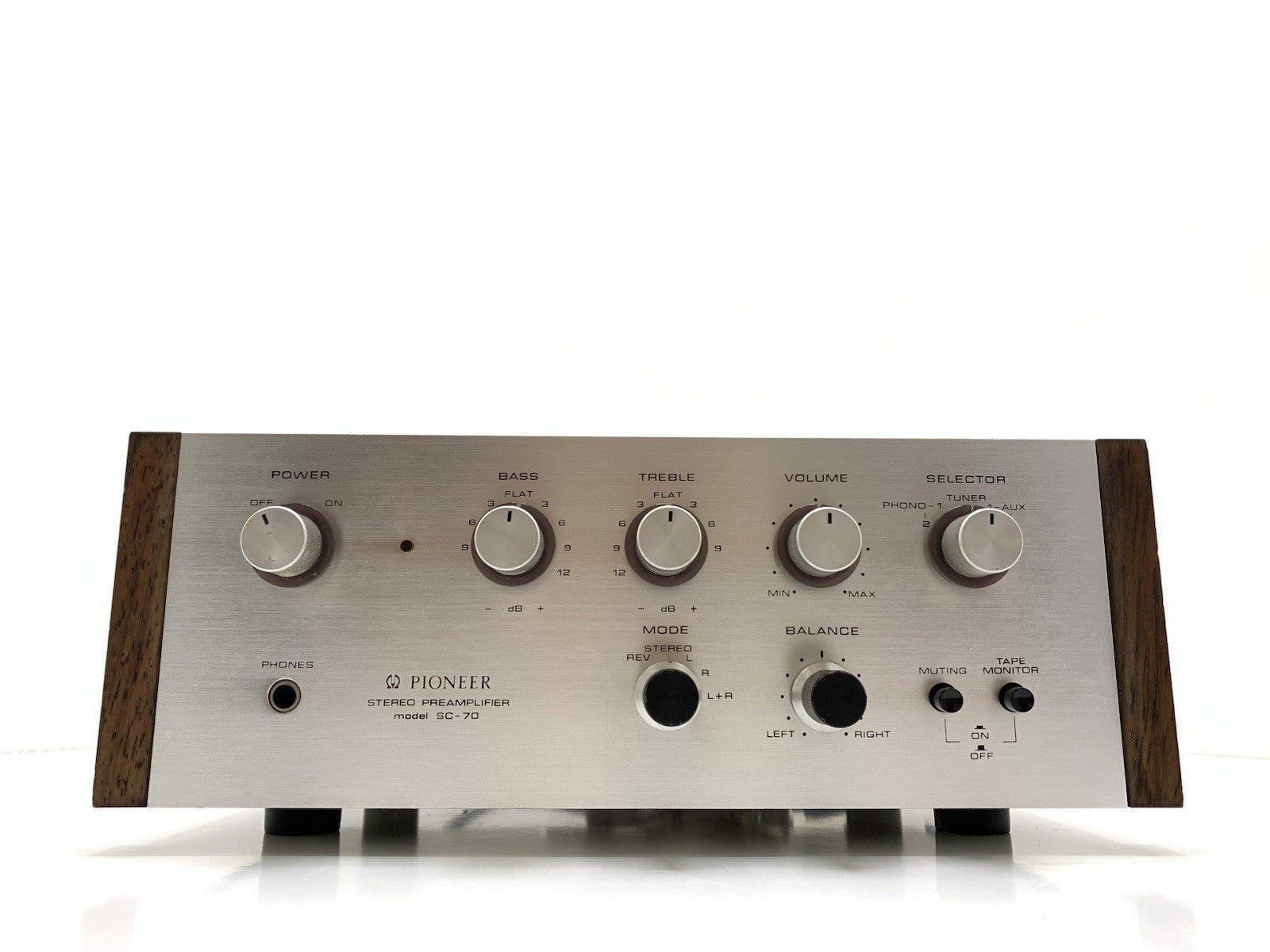 PIONEER Model SC 70 / SC-700 Stereo Pre Amplifier Vintage 1969 WORKING Good Look