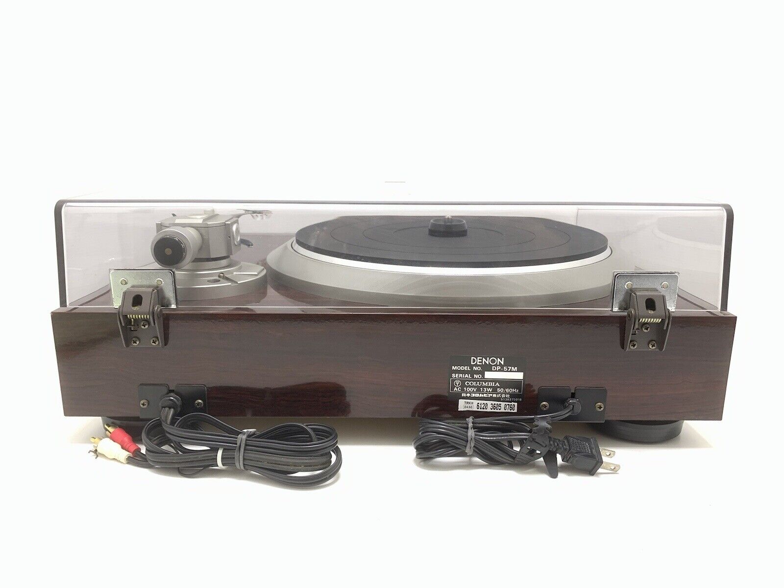 DENON DP-57M Turntable Quartz PLL Direct Drive HiEnd Vintage 1982 WORK Good Look